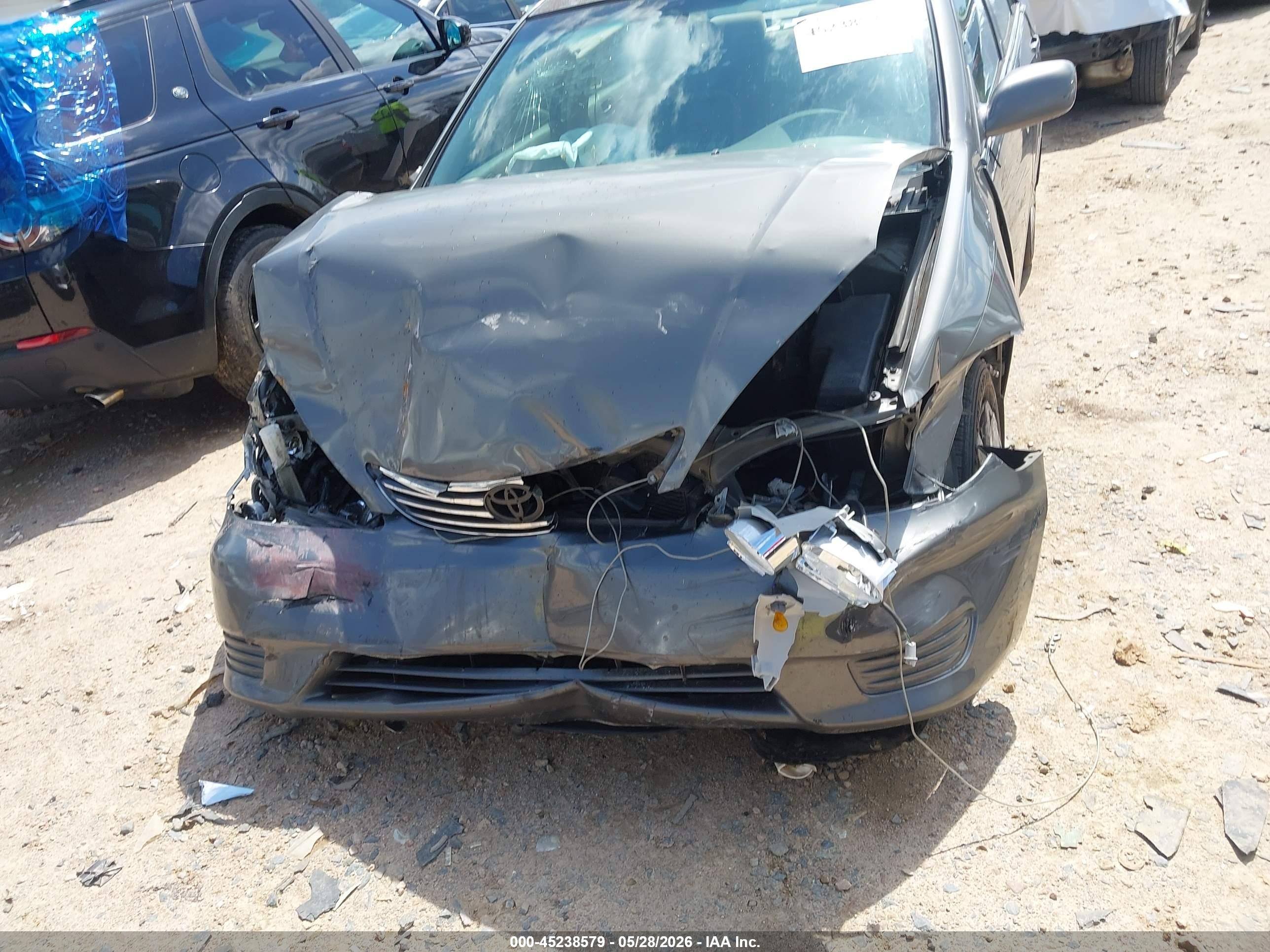 2006 Toyota Camry Le Gray vin: 4T1BE32K26U738499