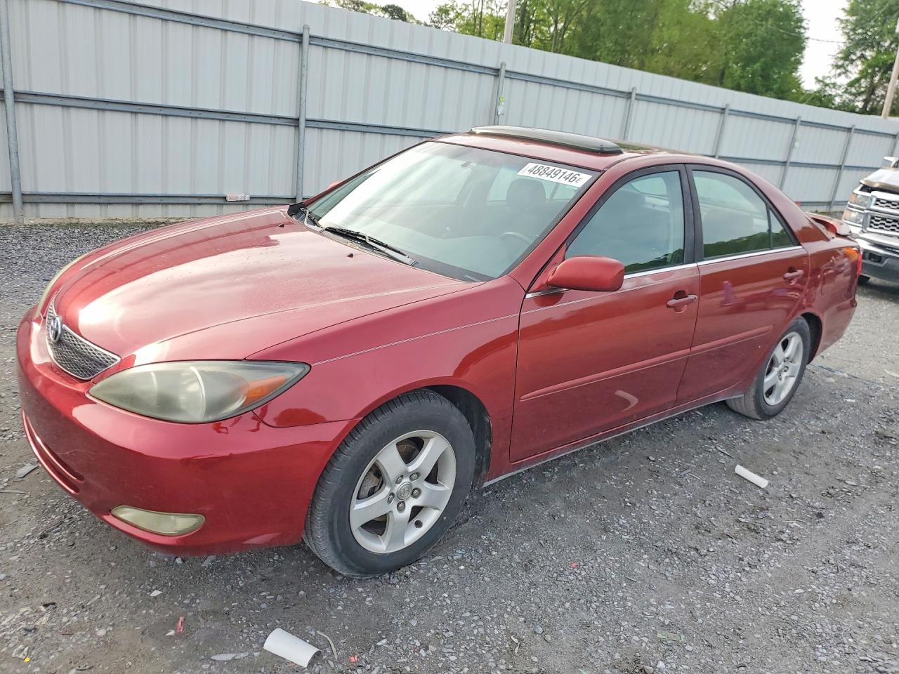 2002 Toyota Camry Se Красный vin: 4T1BE32K32U048612