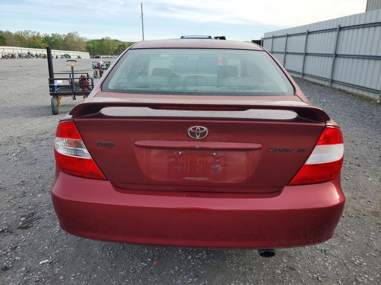 2002 Toyota Camry Se Красный vin: 4T1BE32K32U048612