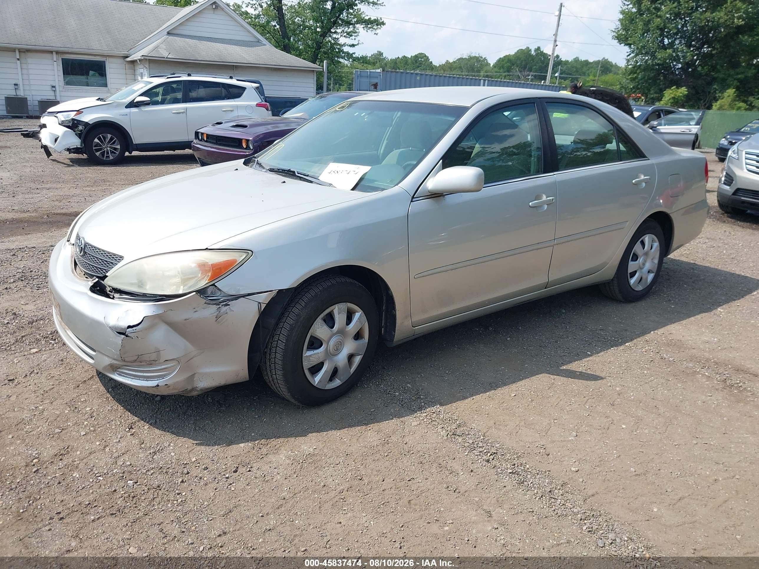2002 Toyota Camry Le Silver vin: 4T1BE32K32U086695