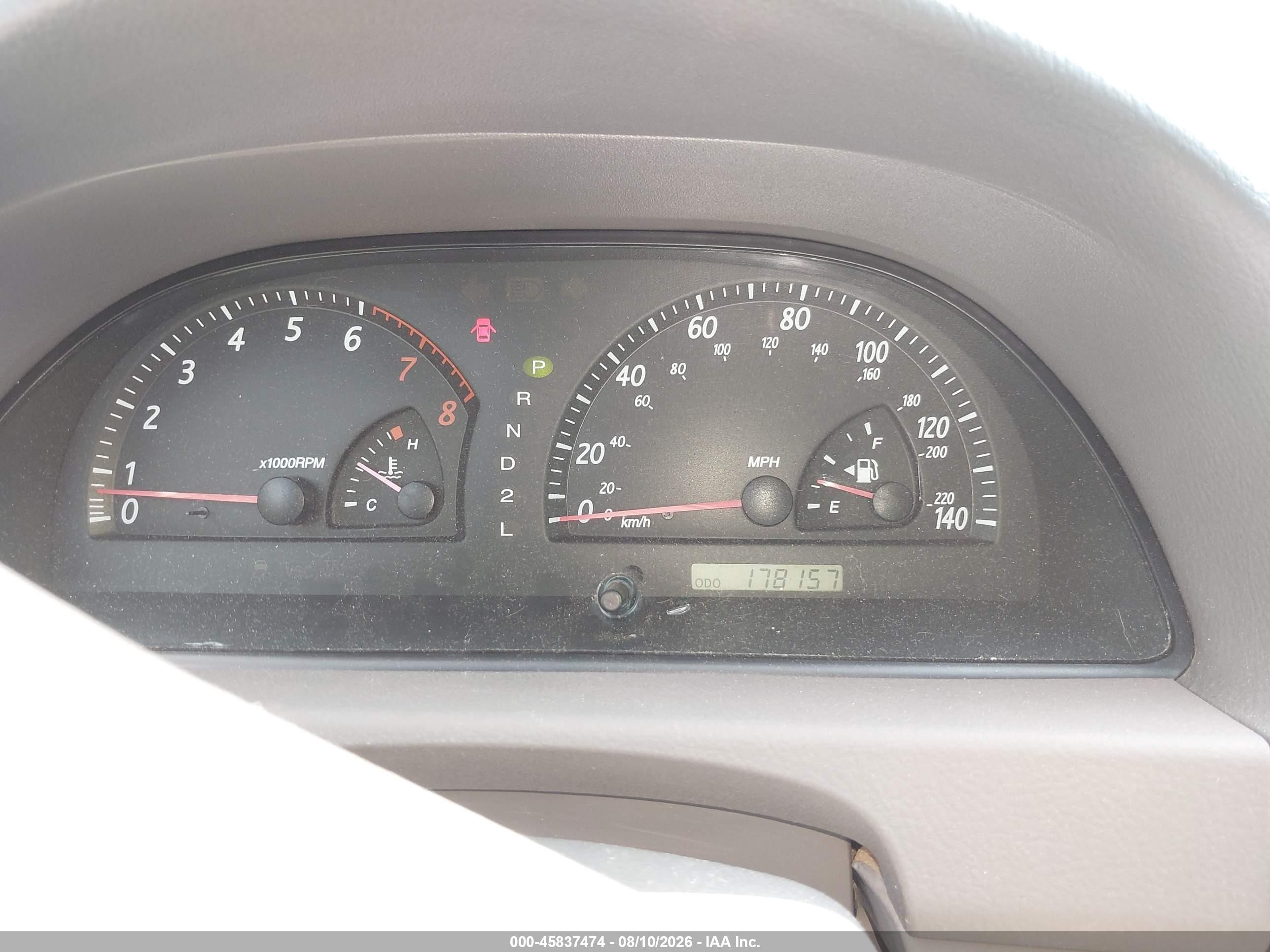 2002 Toyota Camry Le Silver vin: 4T1BE32K32U086695