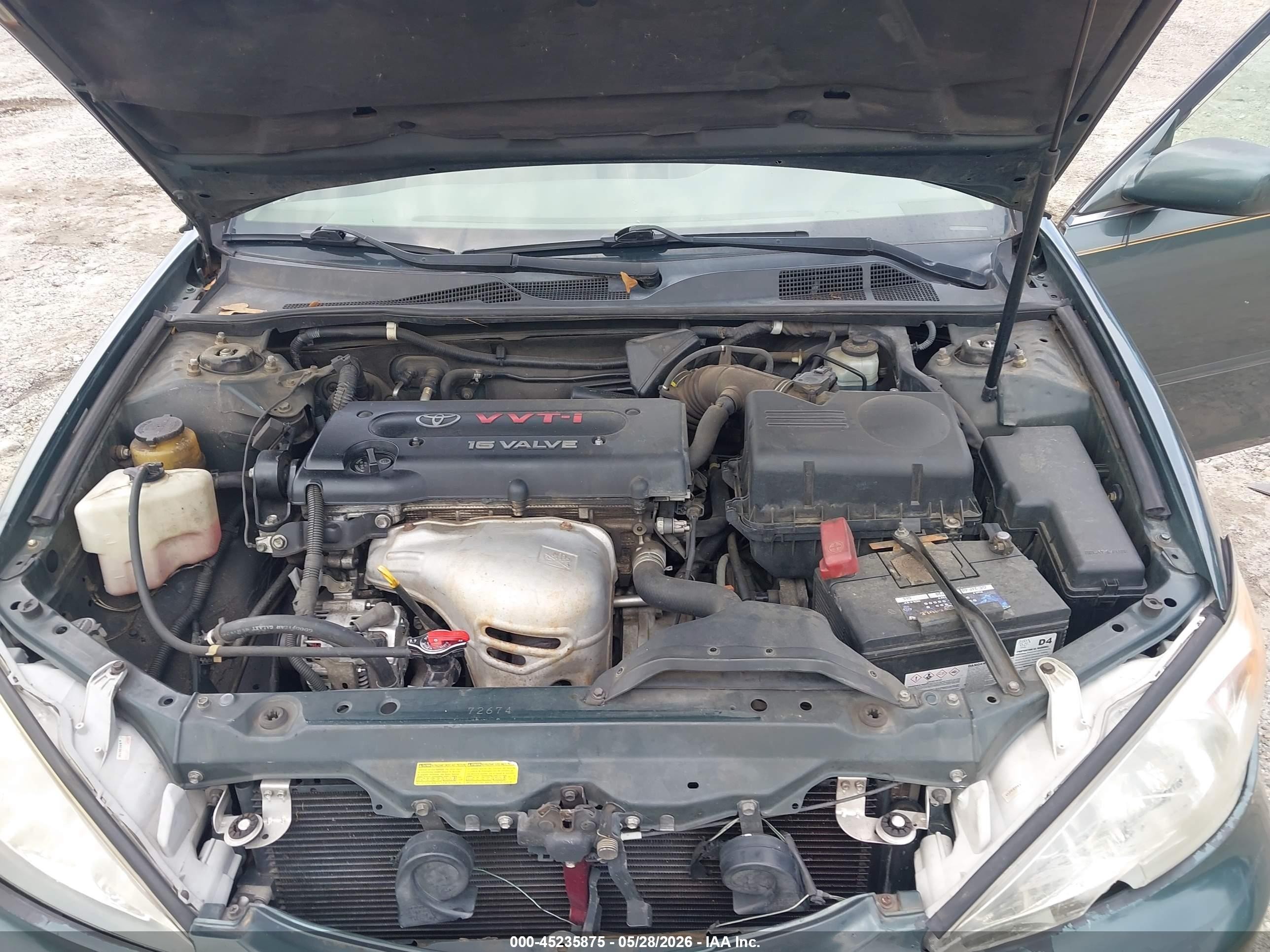 2002 Toyota Camry Le Green vin: 4T1BE32K32U503121