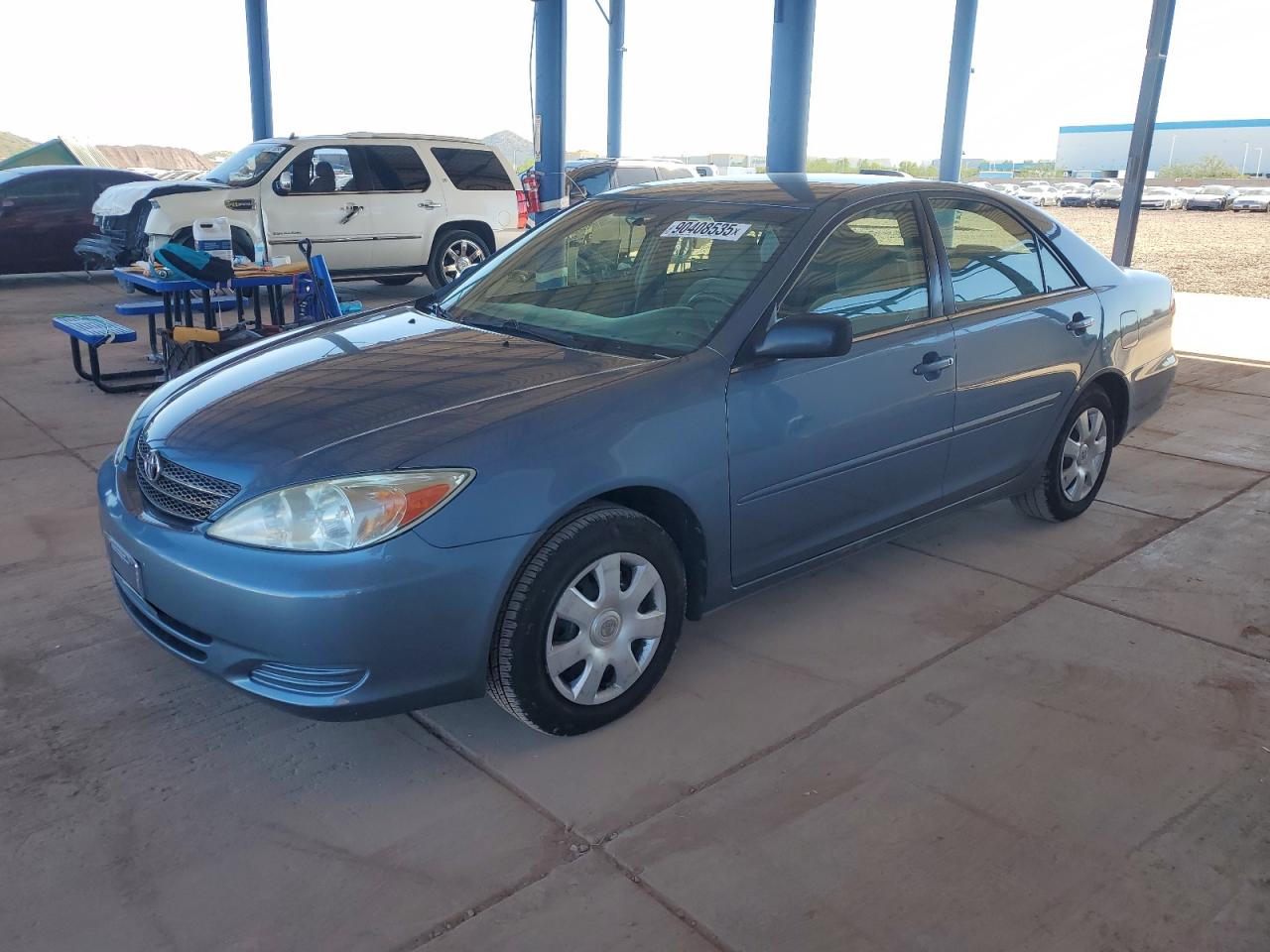 2002 Toyota Camry Le Blue vin: 4T1BE32K32U520663