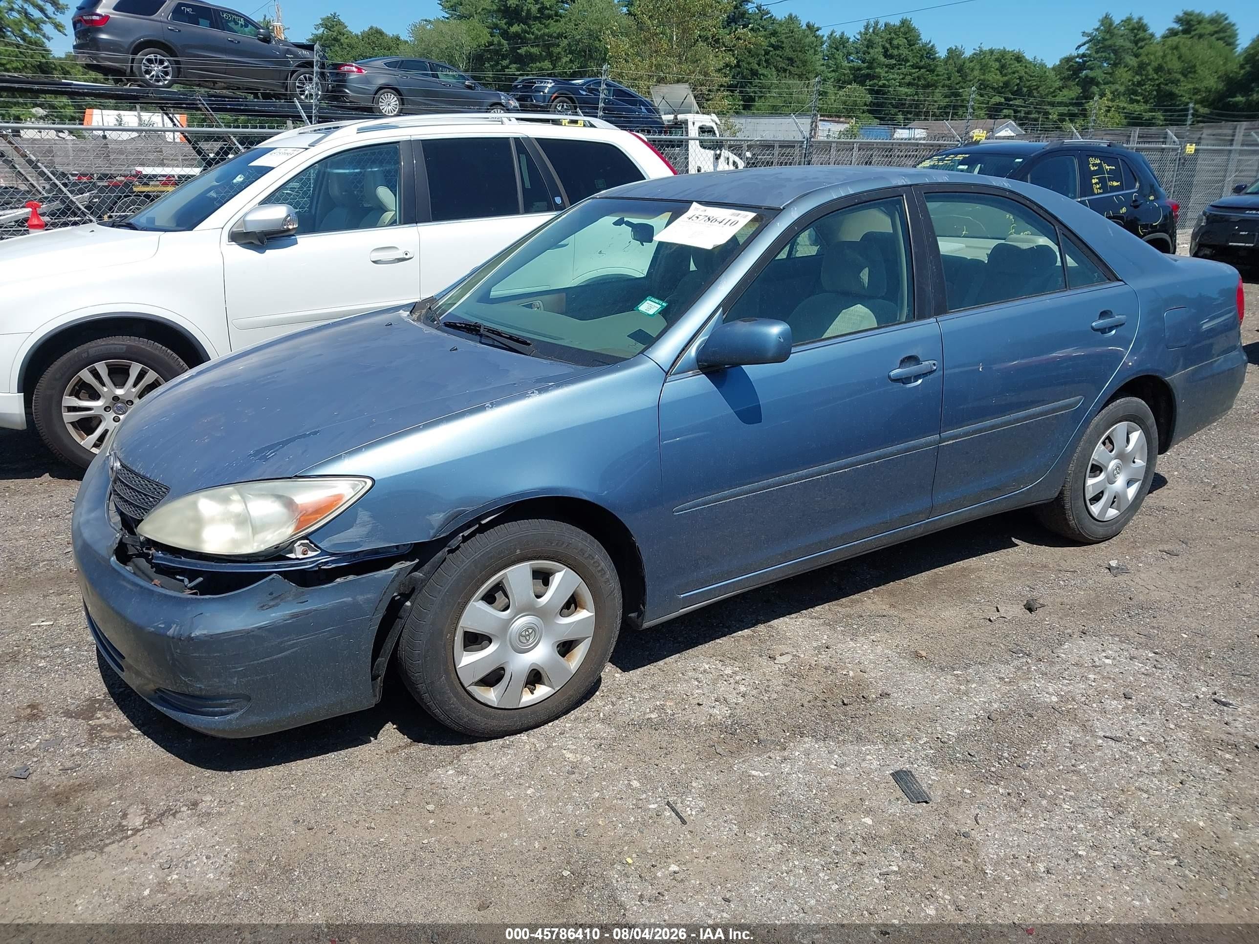 2002 Toyota Camry Le Blue vin: 4T1BE32K32U550780