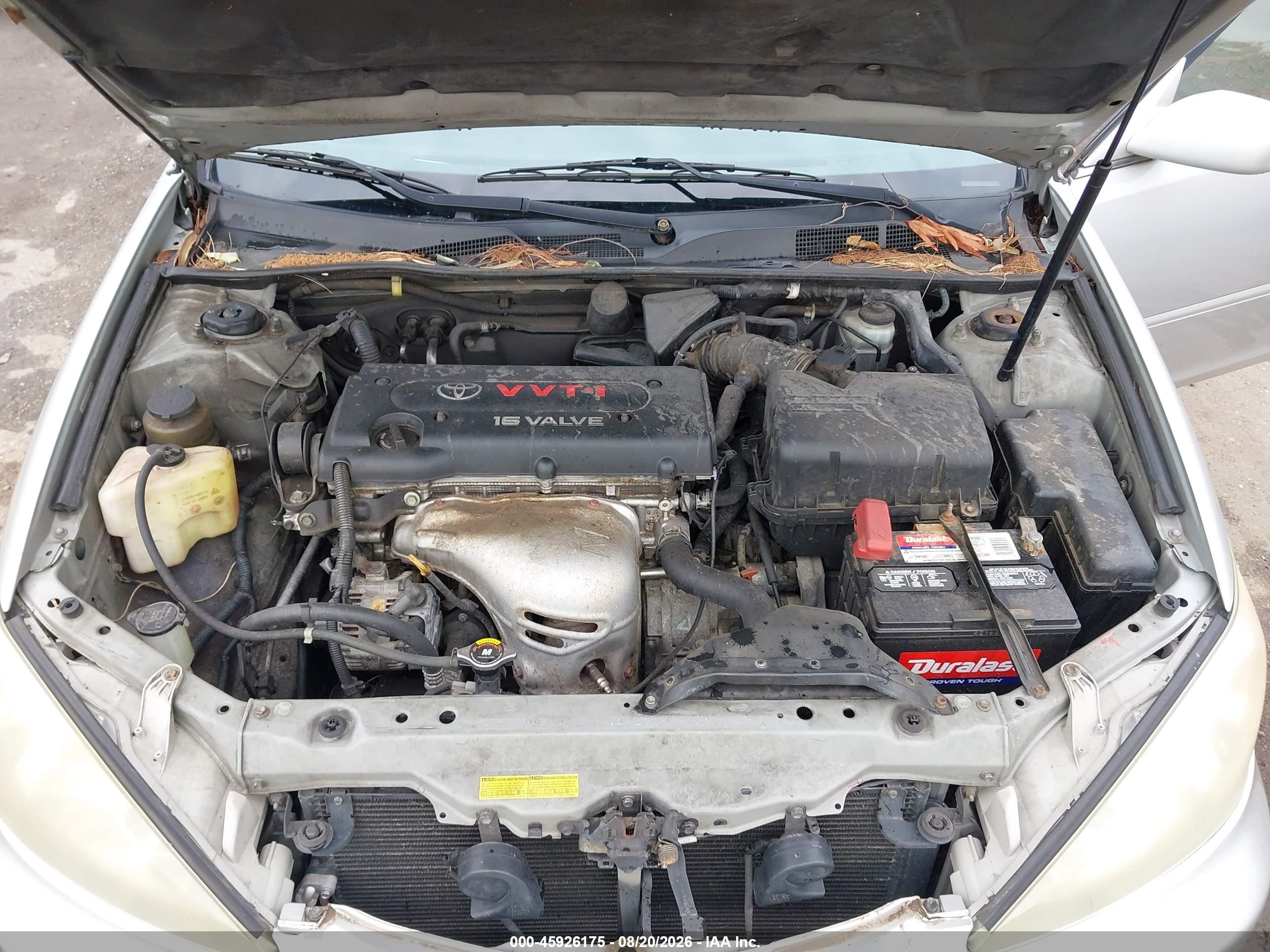 2002 Toyota Camry Le Silver vin: 4T1BE32K32U605261