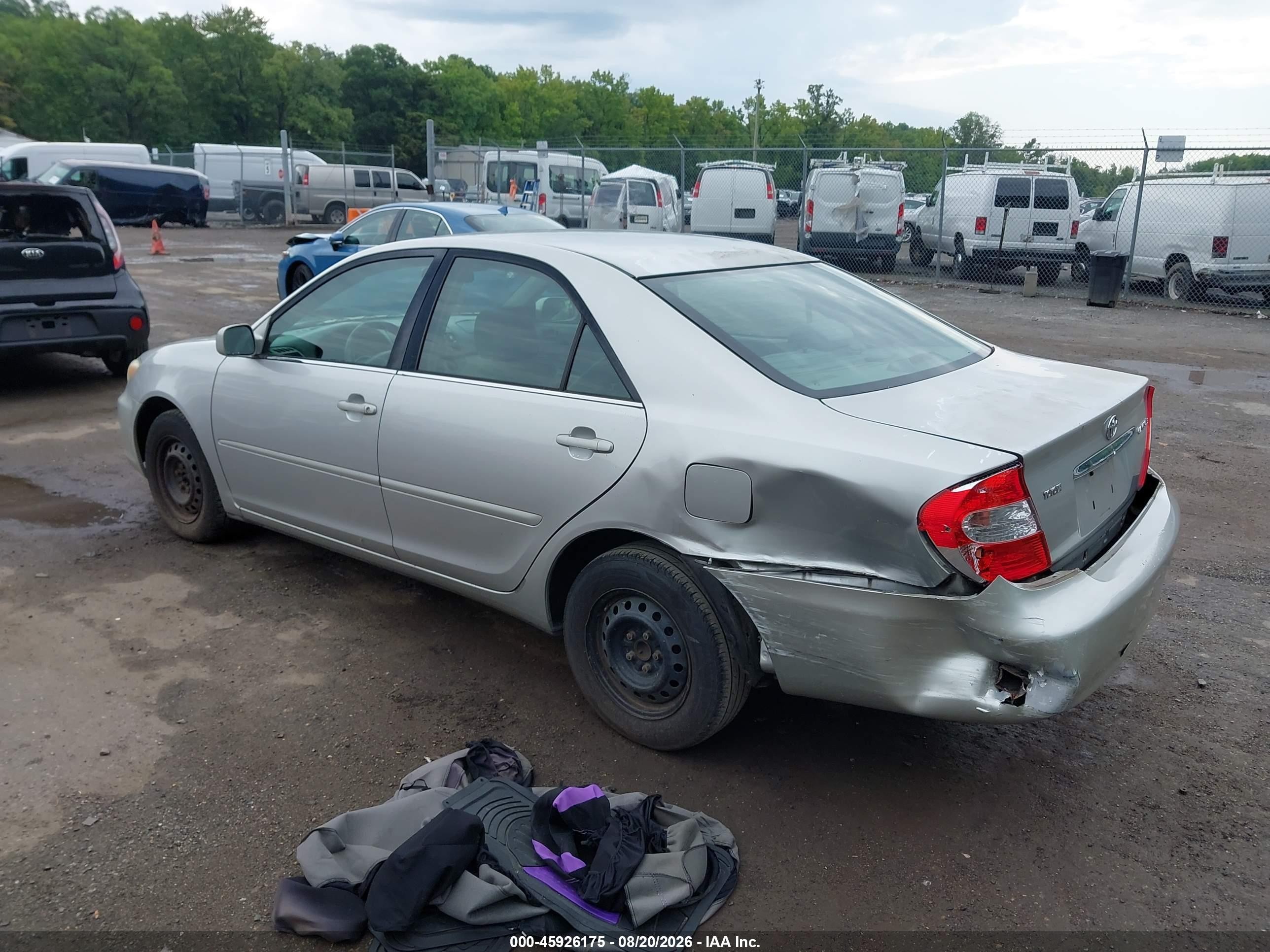 2002 Toyota Camry Le Silver vin: 4T1BE32K32U605261