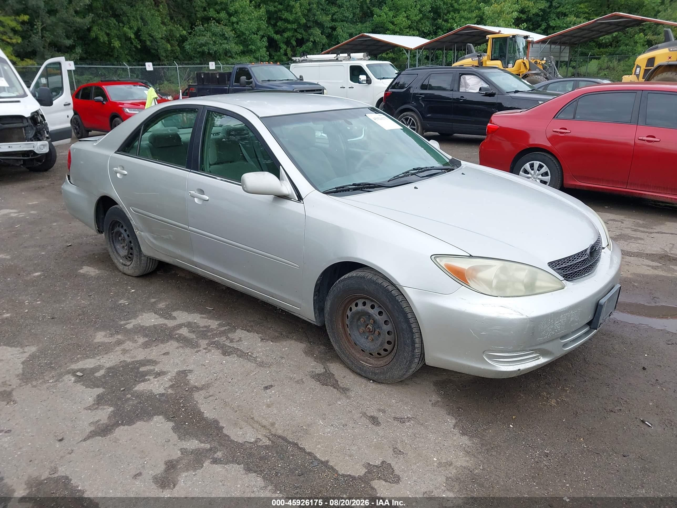 2002 Toyota Camry Le Silver vin: 4T1BE32K32U605261