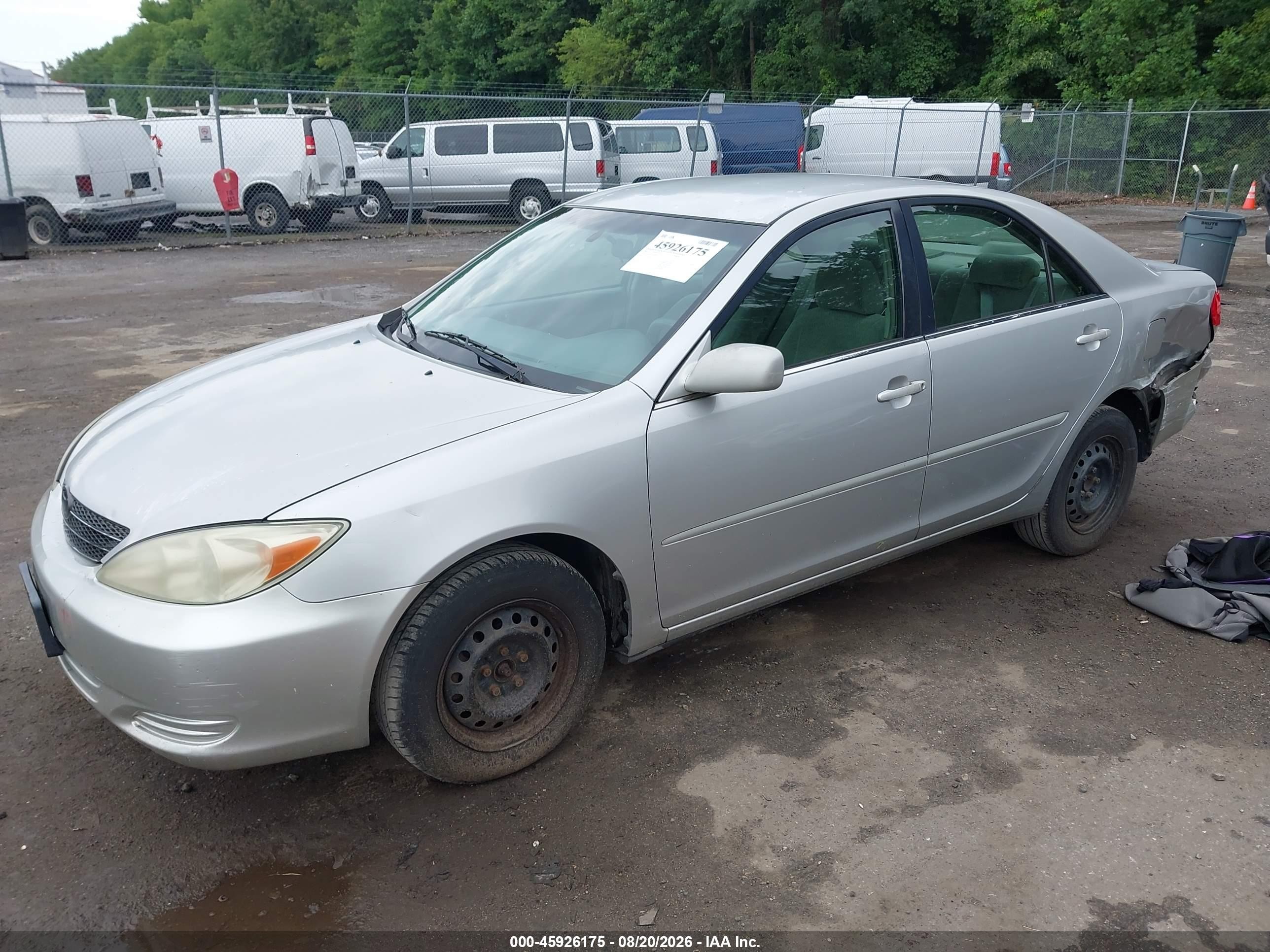 2002 Toyota Camry Le Silver vin: 4T1BE32K32U605261