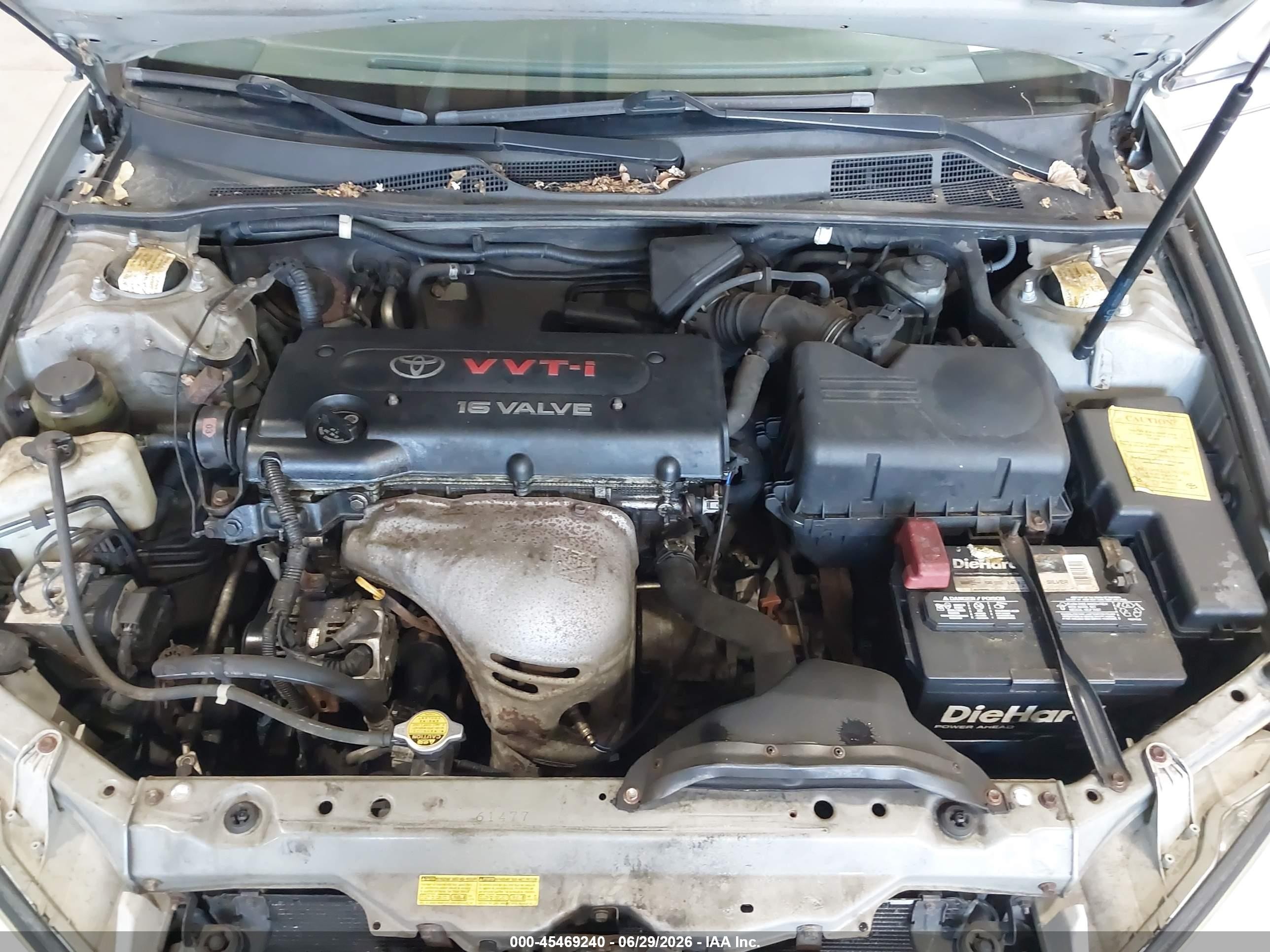 2002 Toyota Camry Le Gray vin: 4T1BE32K32U609312