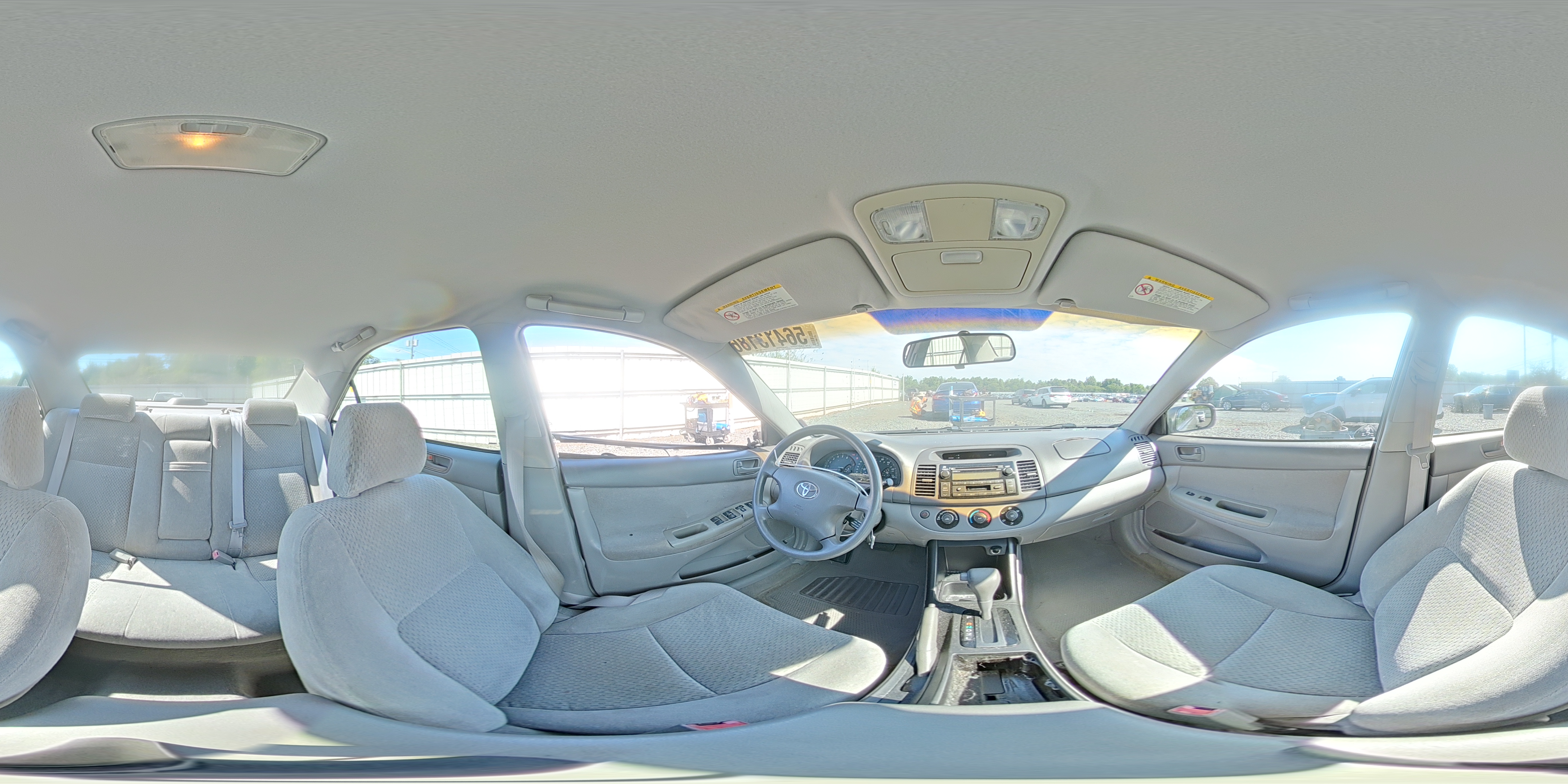 2002 Toyota Camry Le Gray vin: 4T1BE32K32U622433
