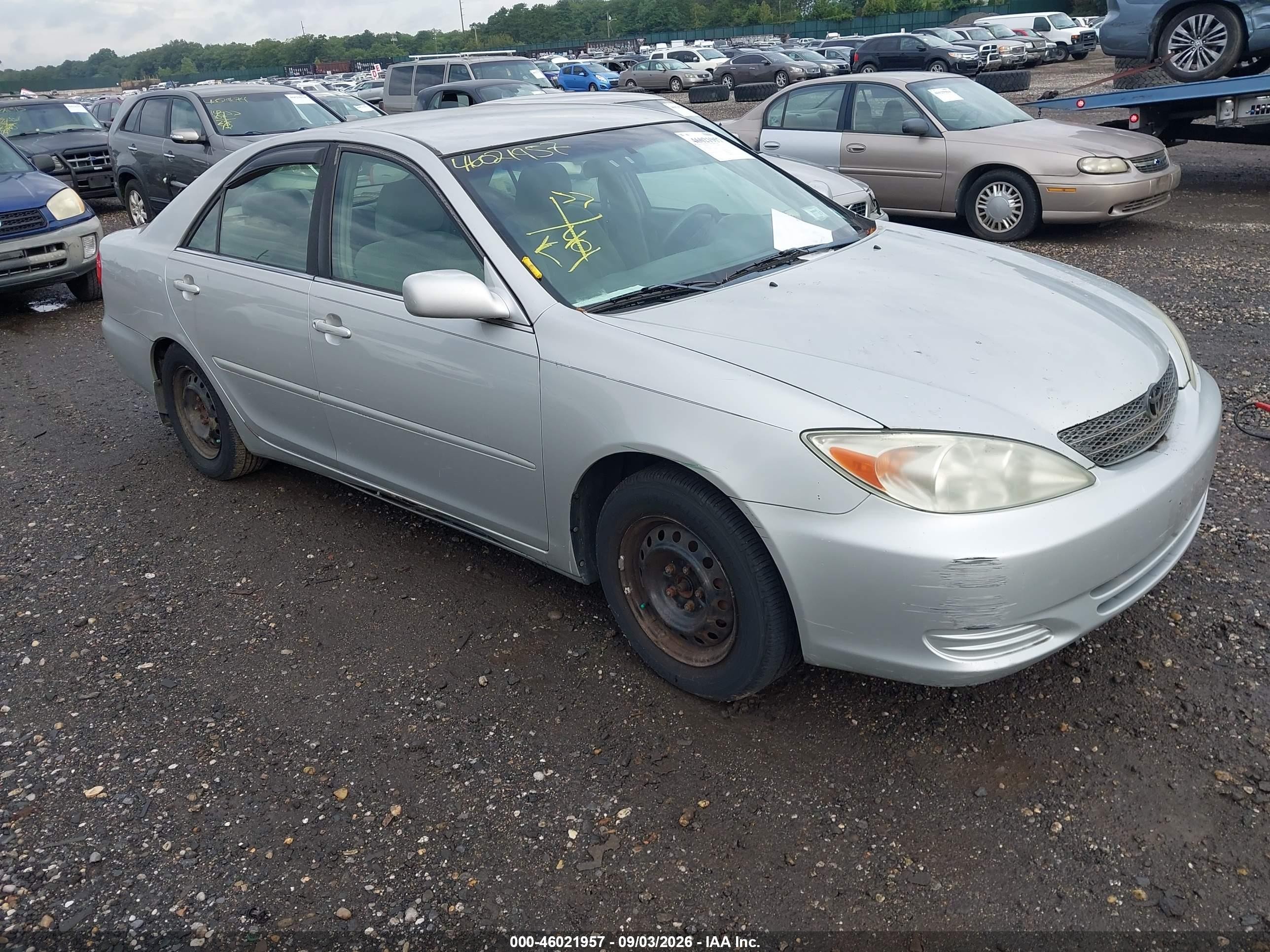 2003 Toyota Camry Le Silver vin: 4T1BE32K33U119194