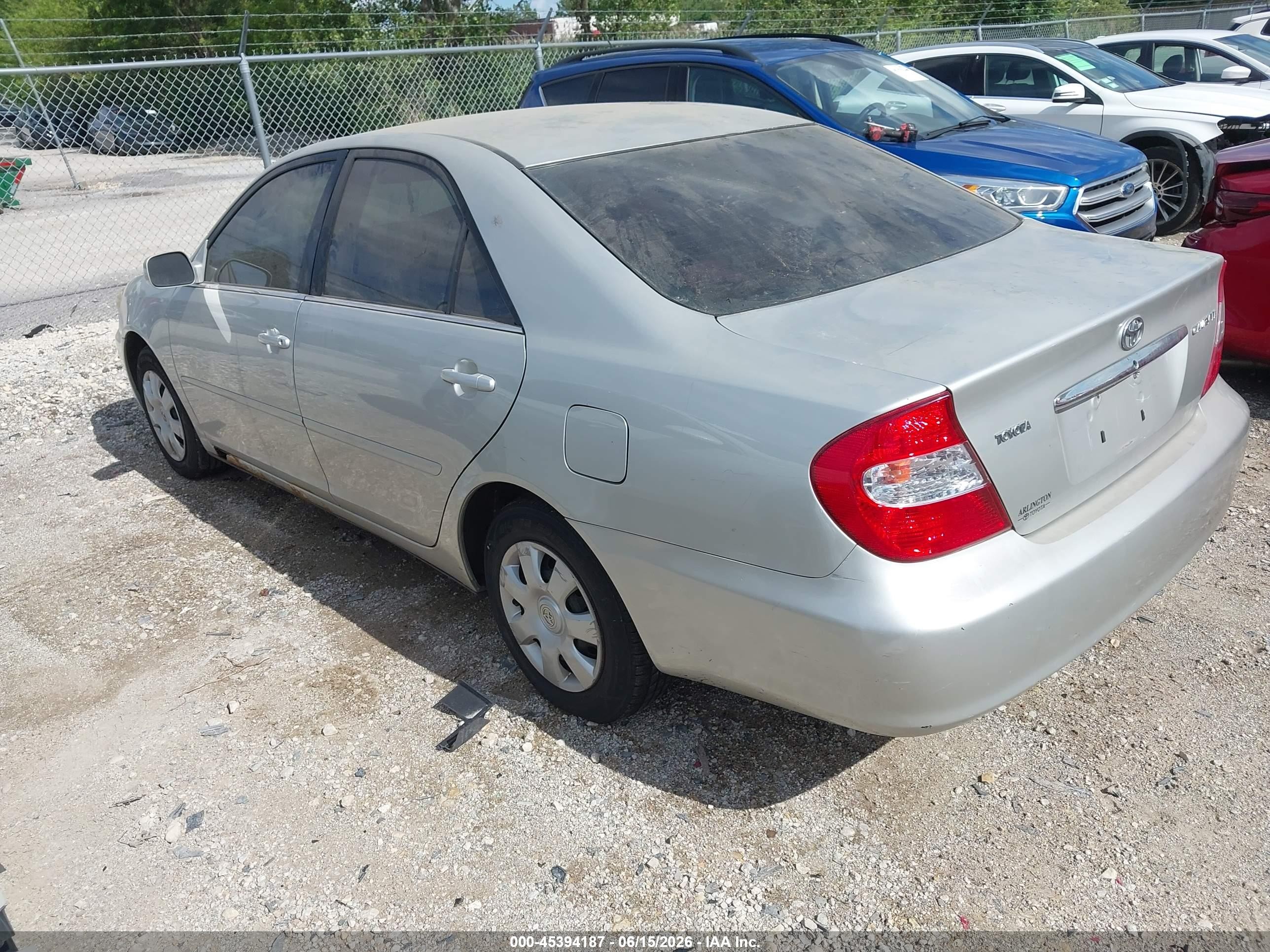 2003 Toyota Camry Le Gray vin: 4T1BE32K33U697019