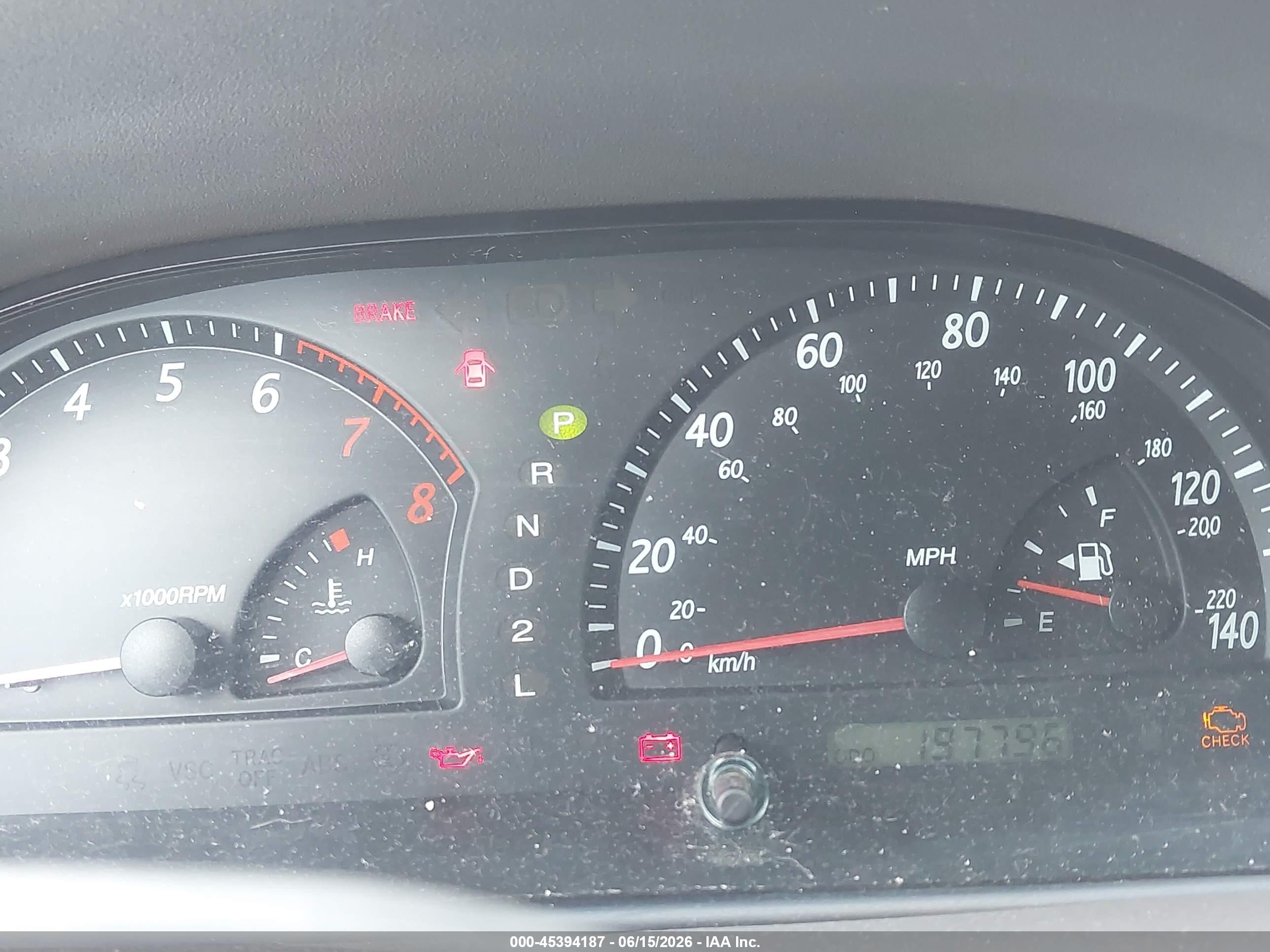 2003 Toyota Camry Le Gray vin: 4T1BE32K33U697019
