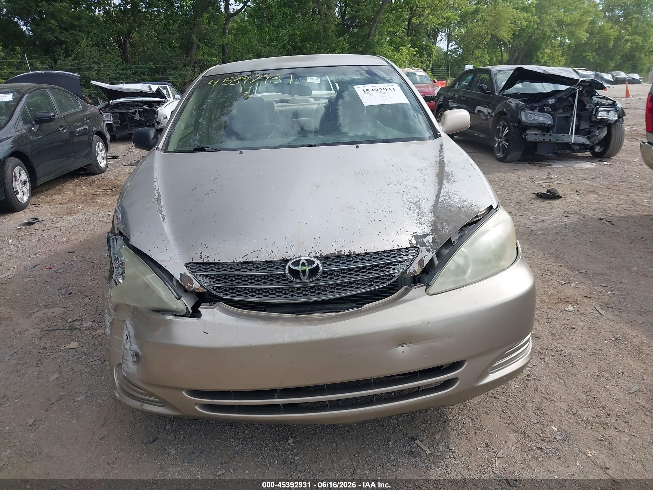2003 Toyota Camry Le Beige vin: 4T1BE32K33U699515
