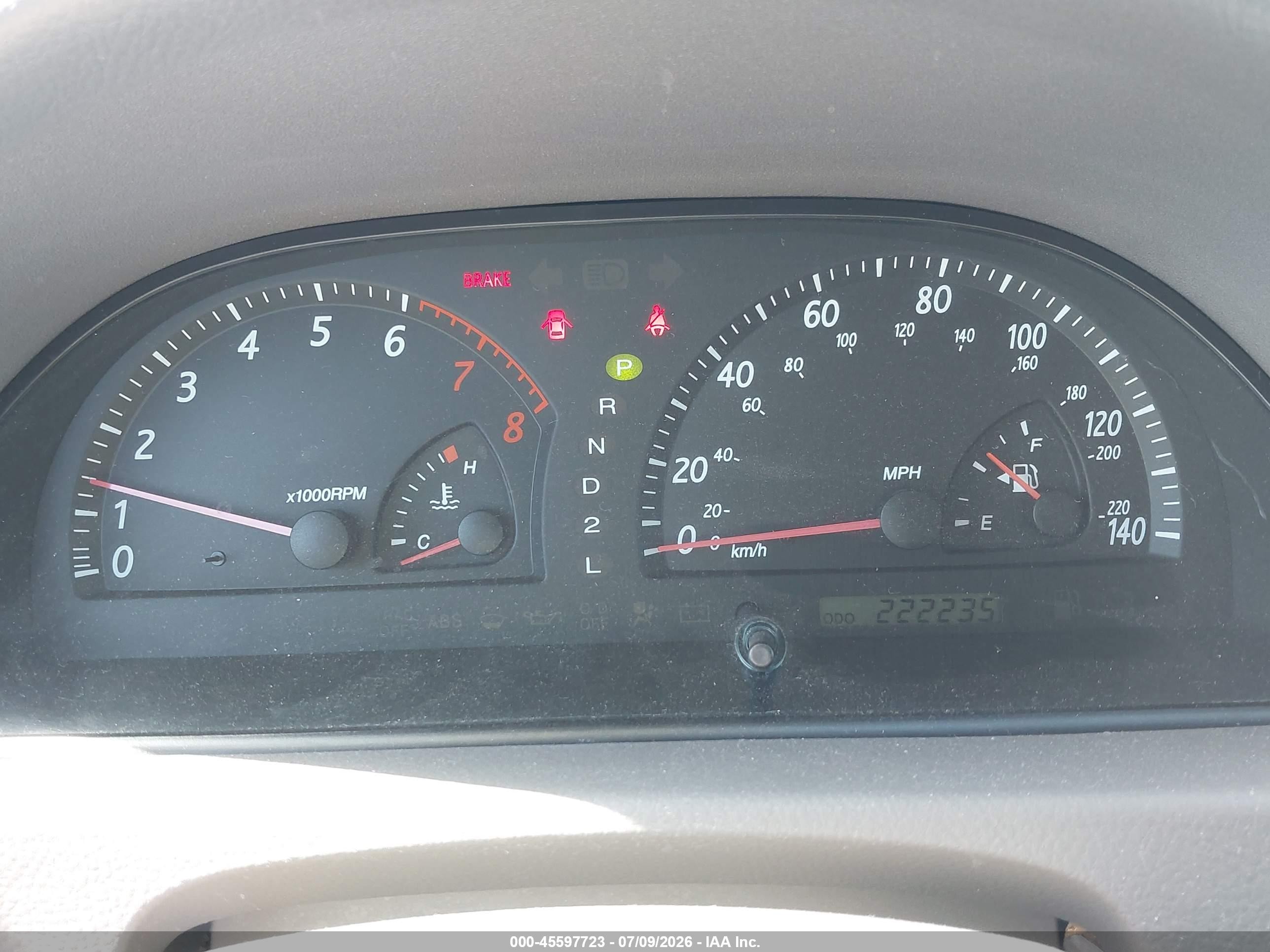 2003 Toyota Camry Le Silver vin: 4T1BE32K33U741990