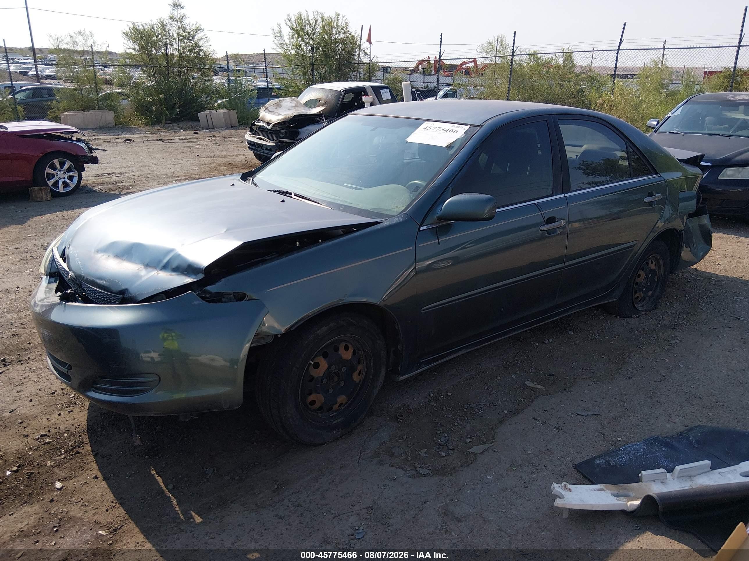 2003 Toyota Camry Le Green vin: 4T1BE32K33U782684