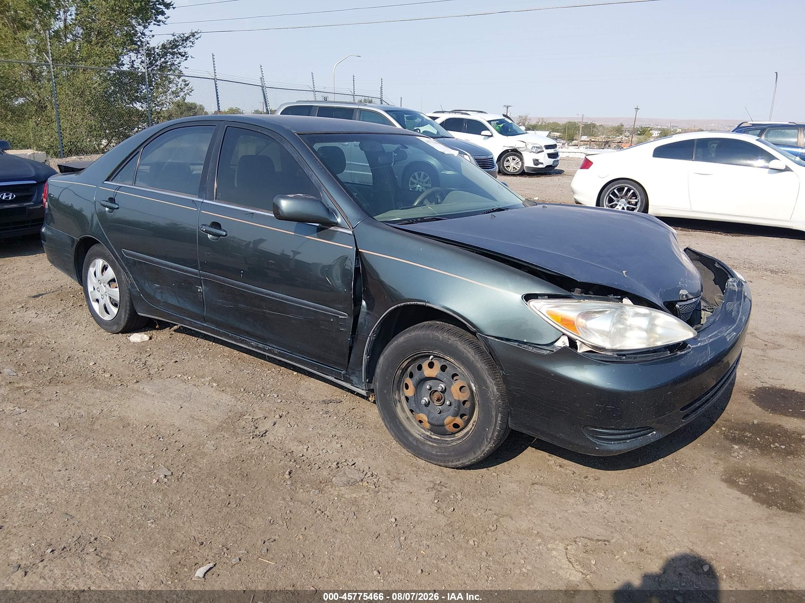 2003 Toyota Camry Le Green vin: 4T1BE32K33U782684
