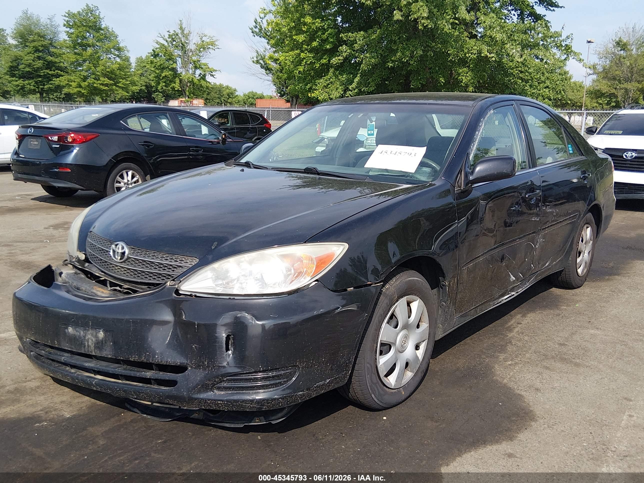2004 Toyota Camry Le Черный vin: 4T1BE32K34U264429