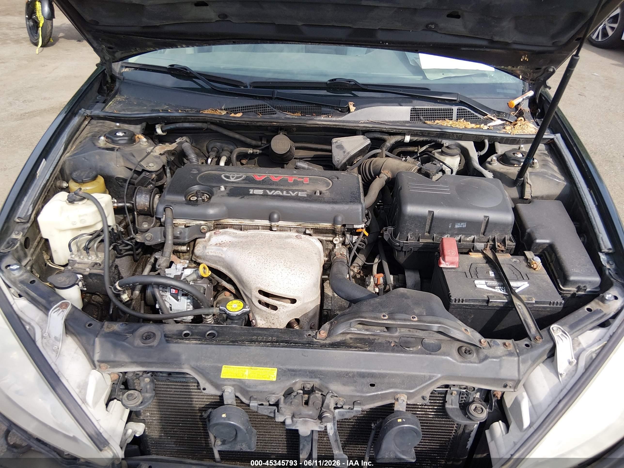 2004 Toyota Camry Le Черный vin: 4T1BE32K34U264429