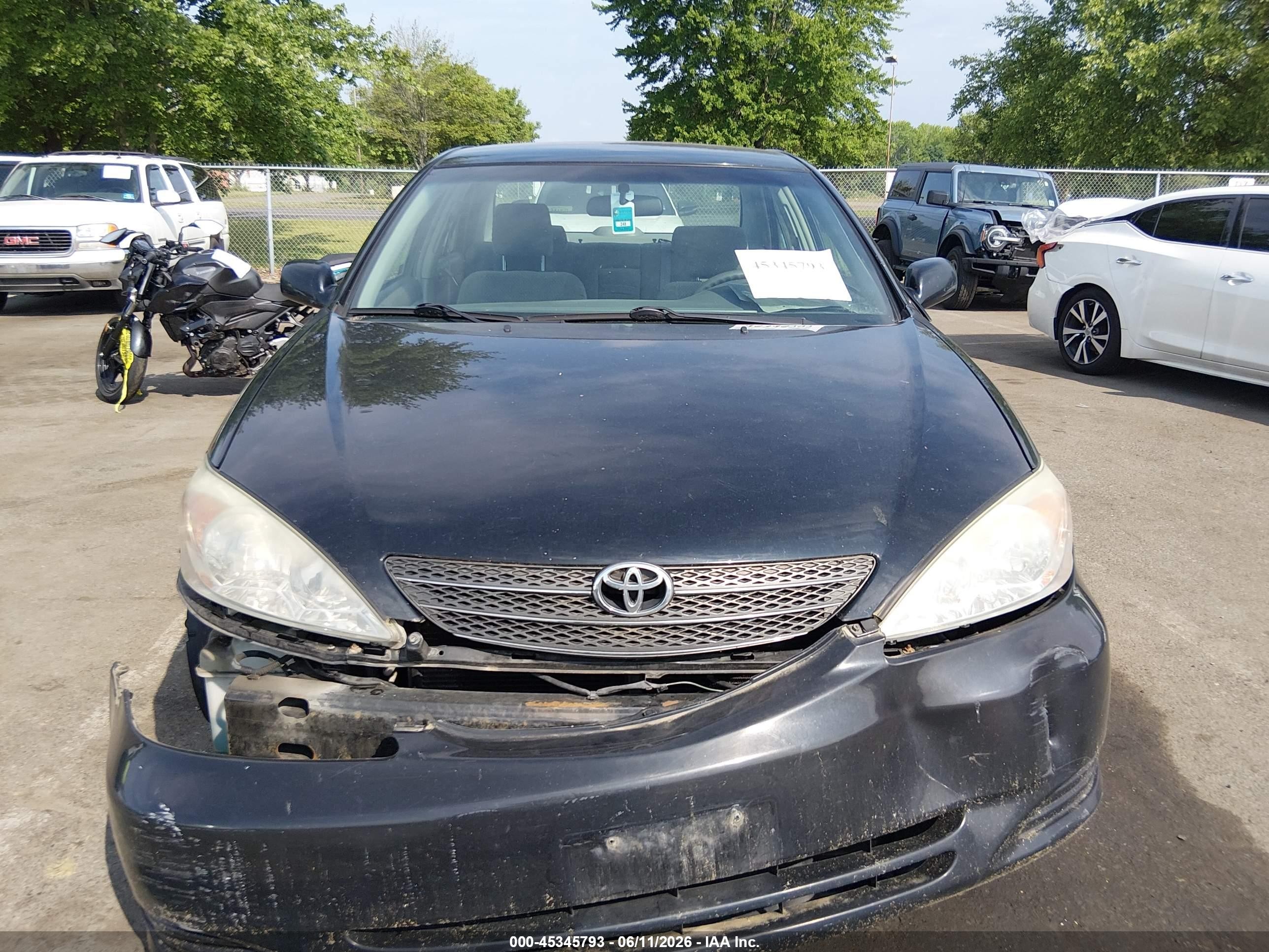 2004 Toyota Camry Le Черный vin: 4T1BE32K34U264429