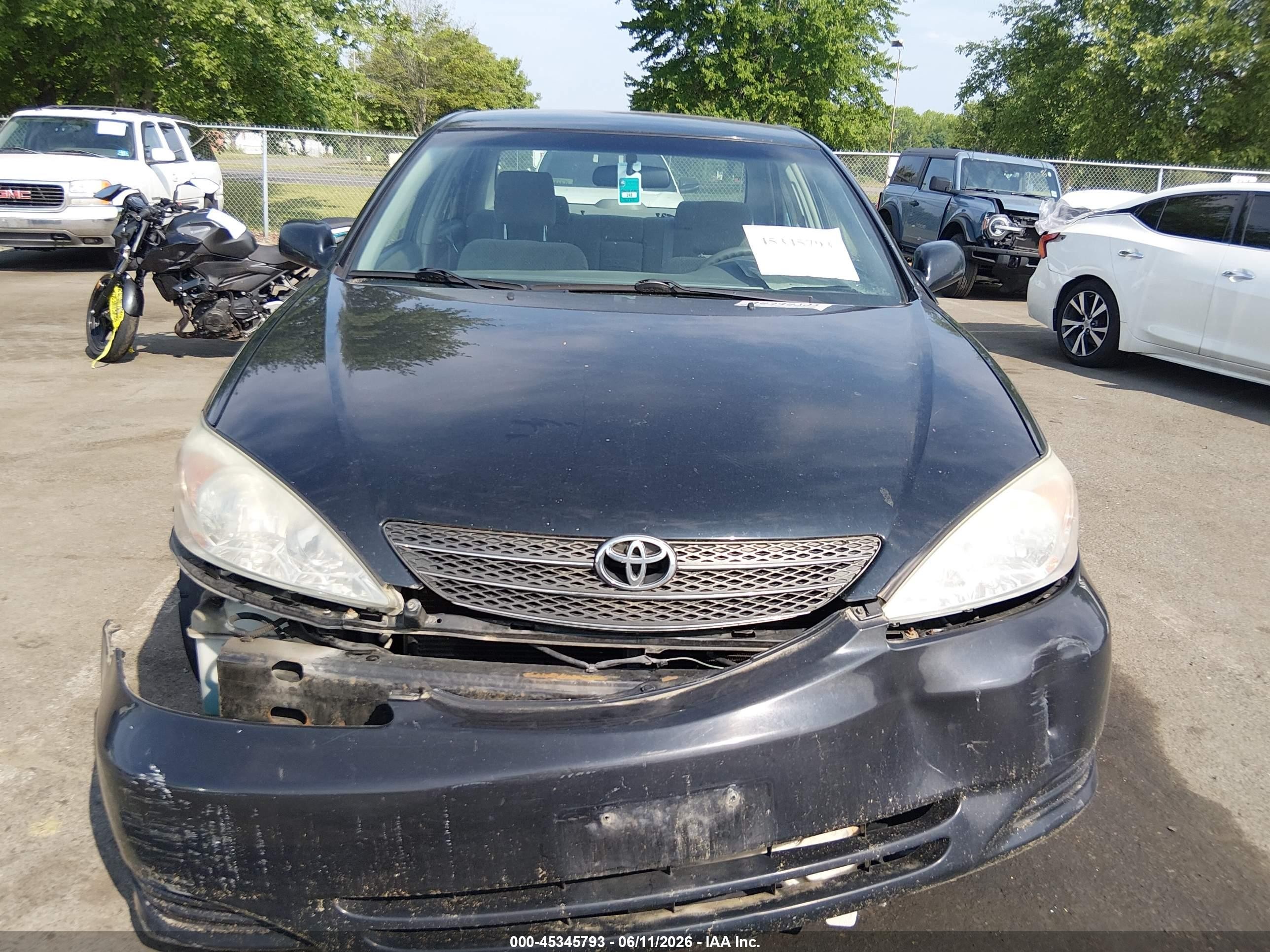 2004 Toyota Camry Le Черный vin: 4T1BE32K34U264429