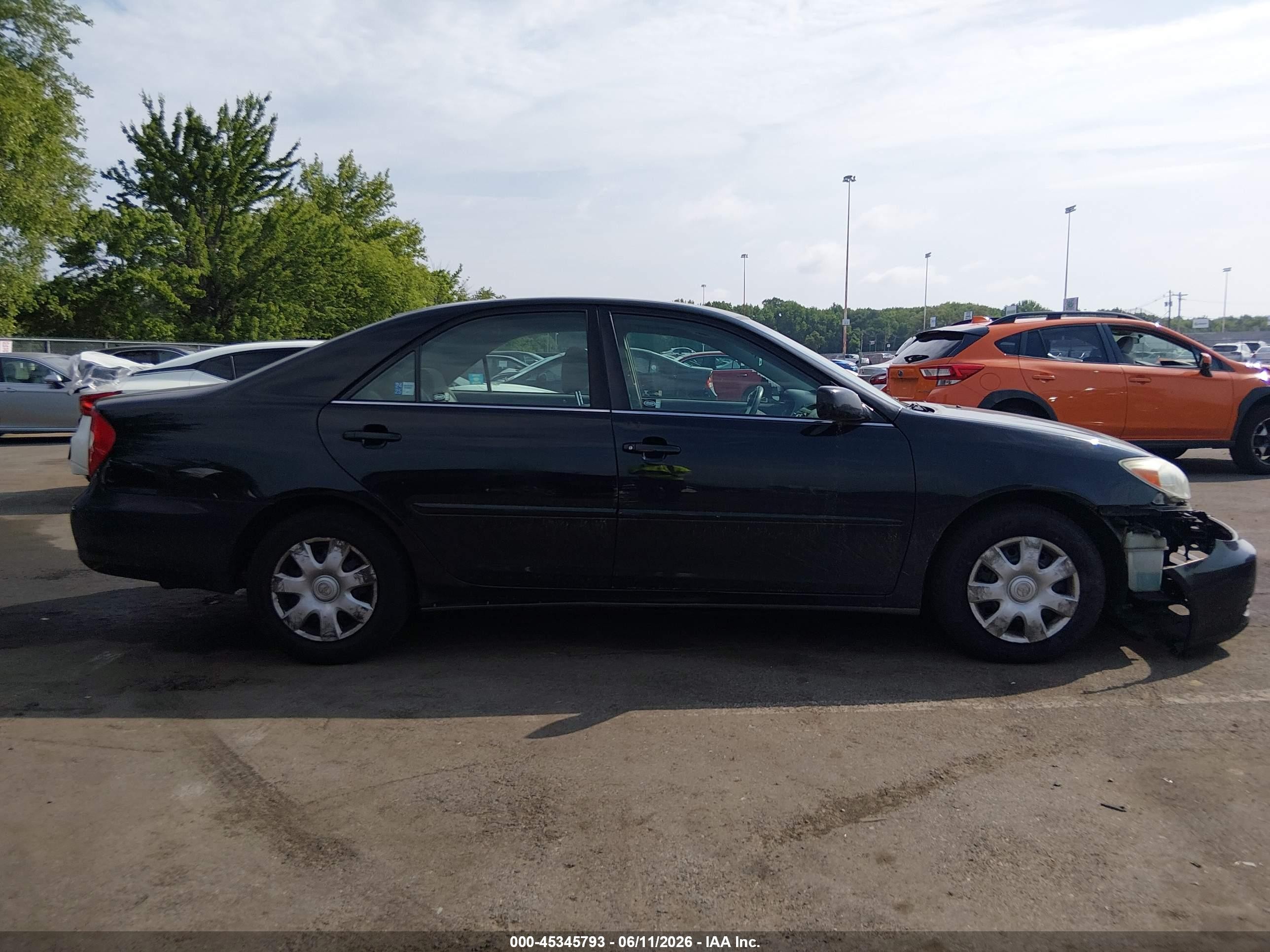 2004 Toyota Camry Le Черный vin: 4T1BE32K34U264429