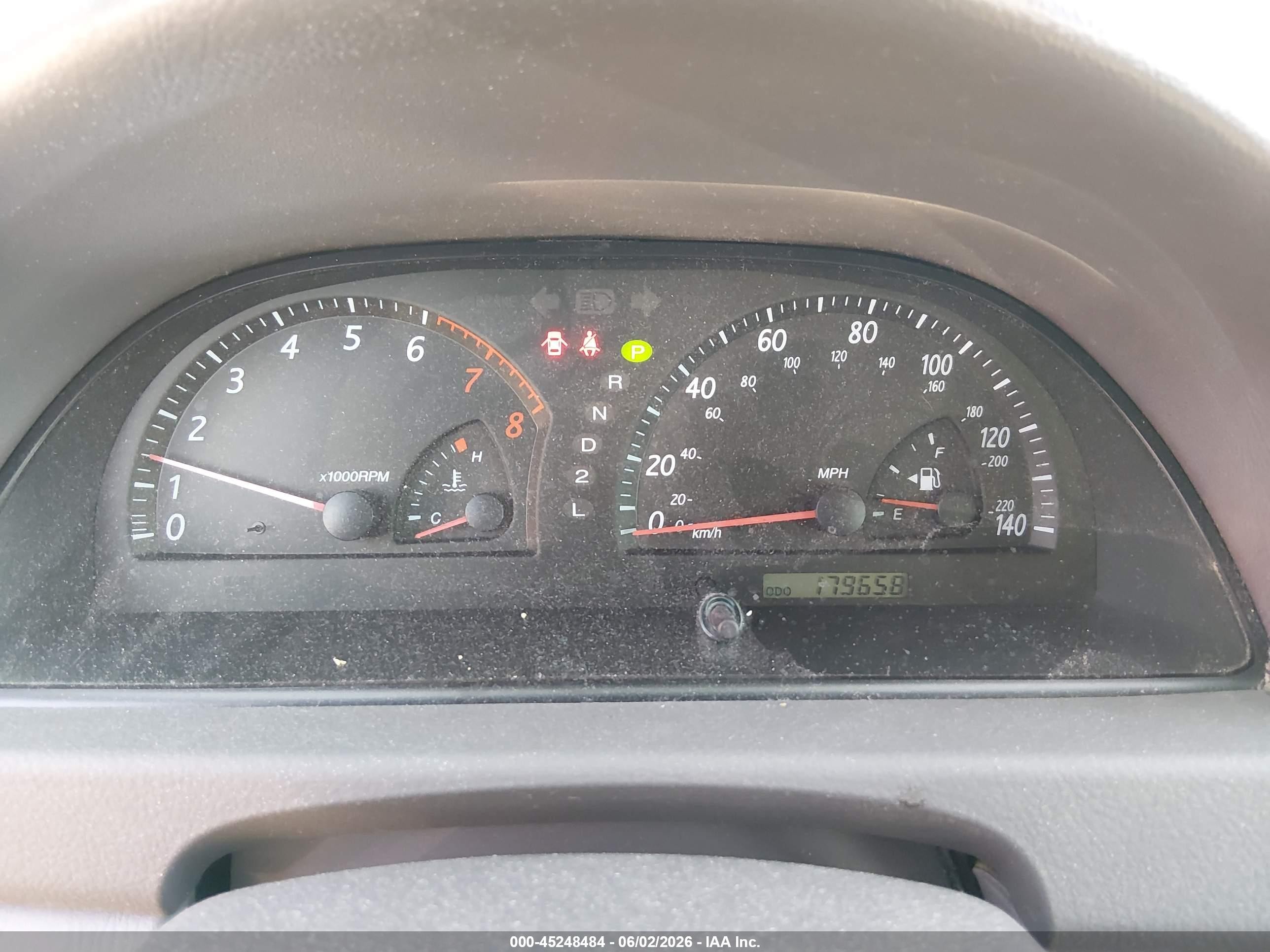 2004 Toyota Camry Le Blue vin: 4T1BE32K34U266553