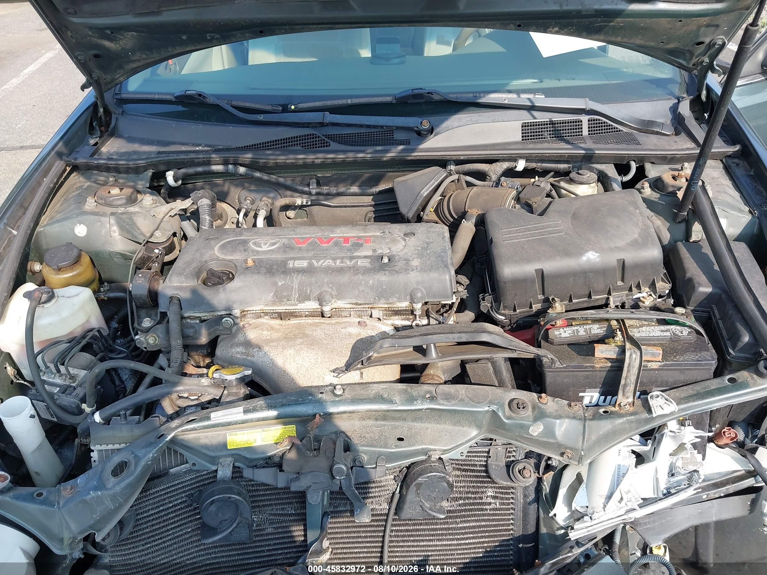 2004 Toyota Camry Le Green vin: 4T1BE32K34U324659