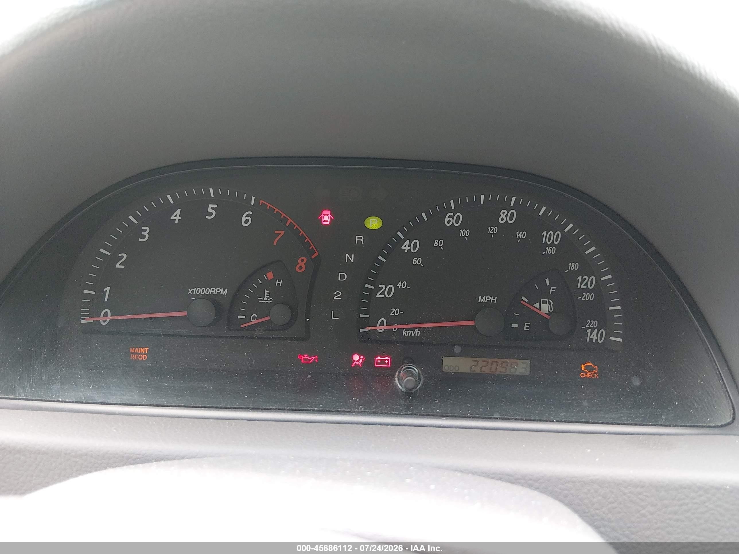 2004 Toyota Camry Le Dark Blue vin: 4T1BE32K34U343762