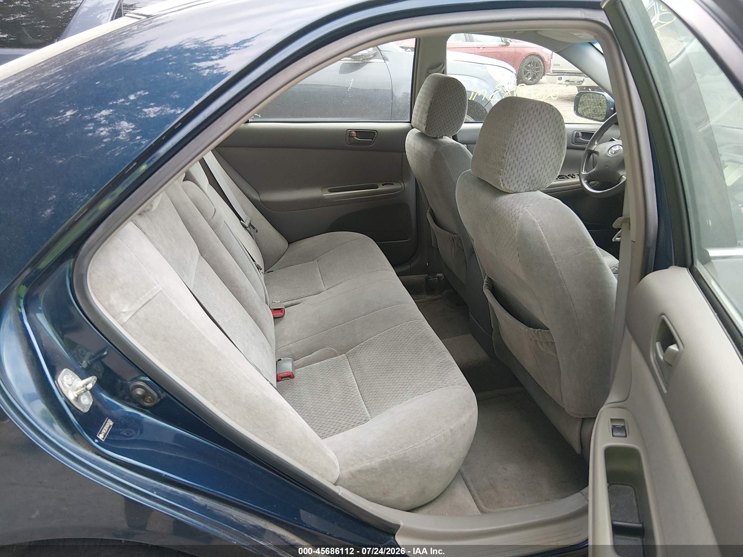 2004 Toyota Camry Le Dark Blue vin: 4T1BE32K34U343762