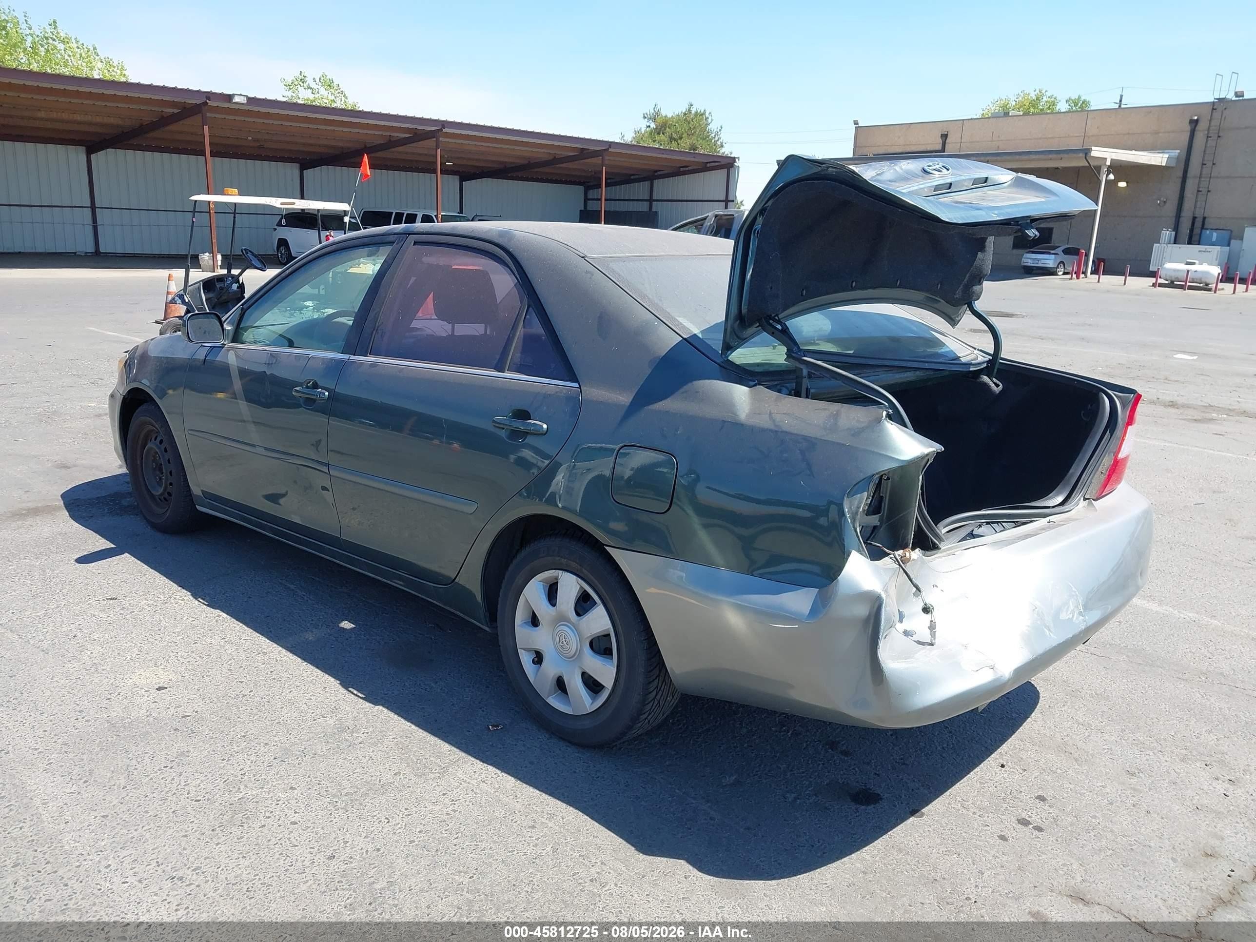 2004 Toyota Camry Le Gray vin: 4T1BE32K34U358603