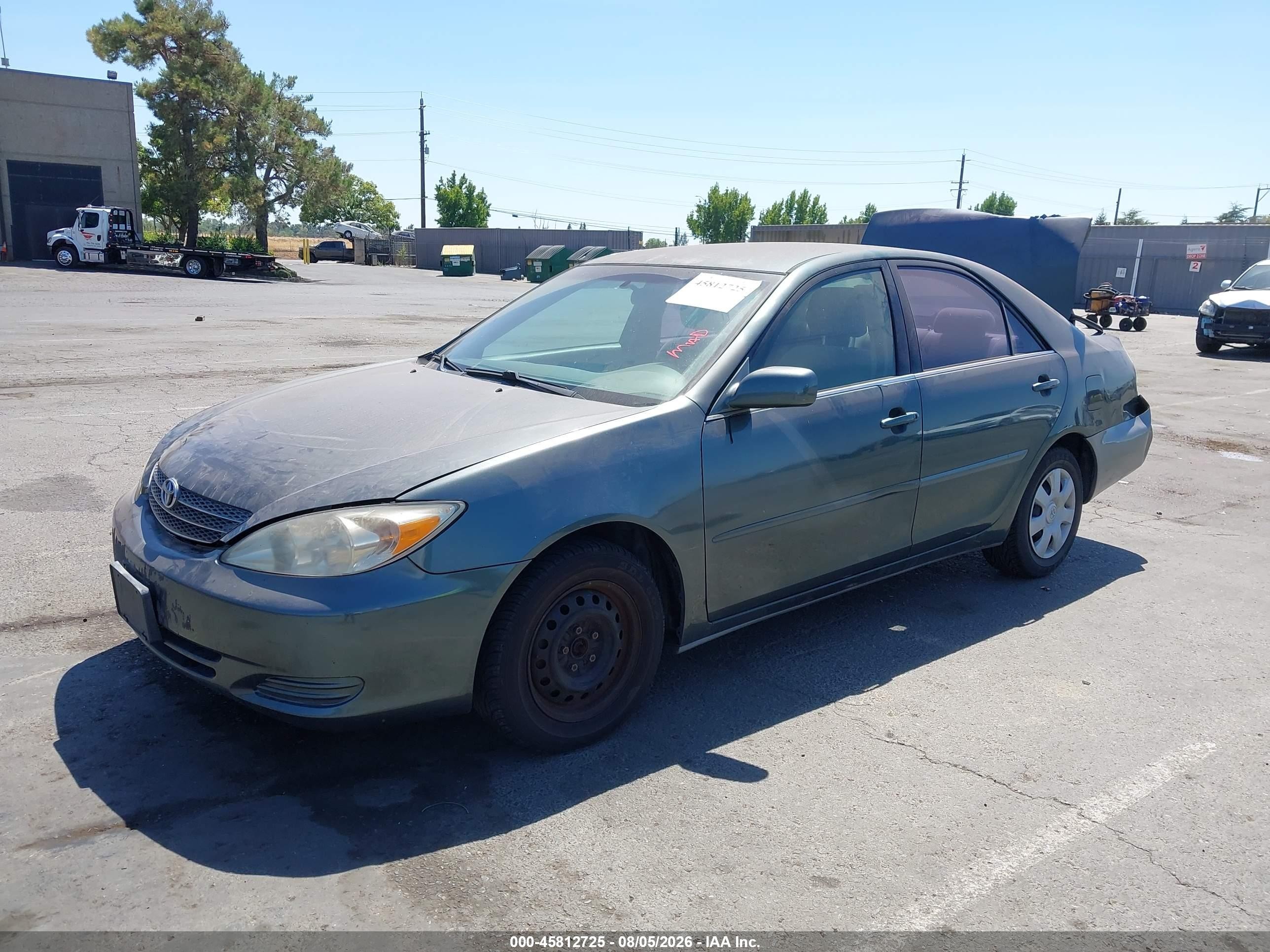 2004 Toyota Camry Le Gray vin: 4T1BE32K34U358603
