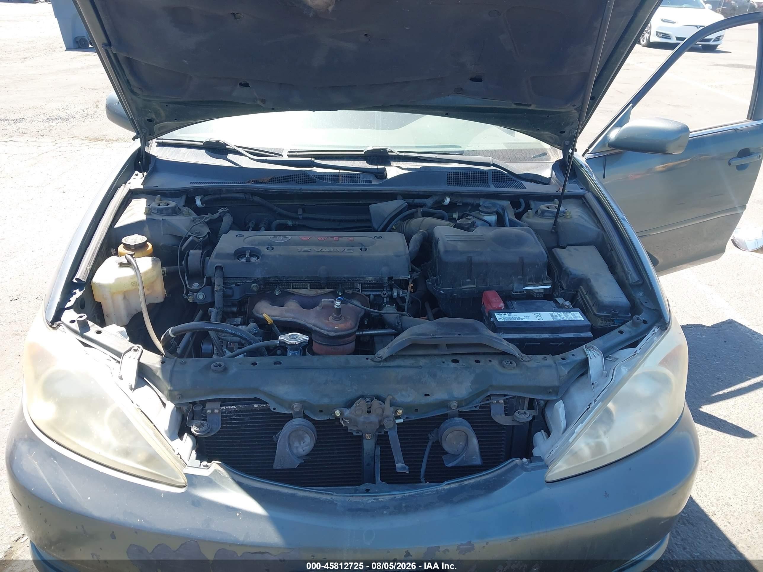 2004 Toyota Camry Le Gray vin: 4T1BE32K34U358603