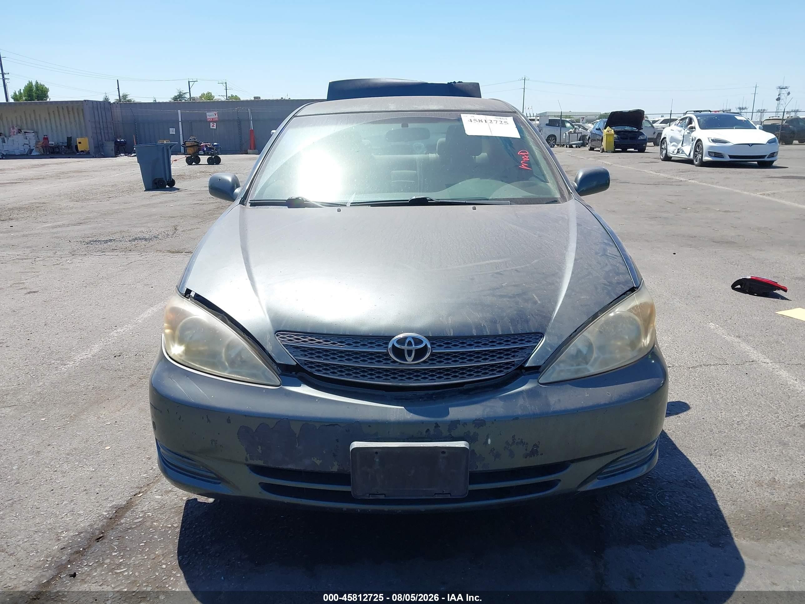 2004 Toyota Camry Le Gray vin: 4T1BE32K34U358603