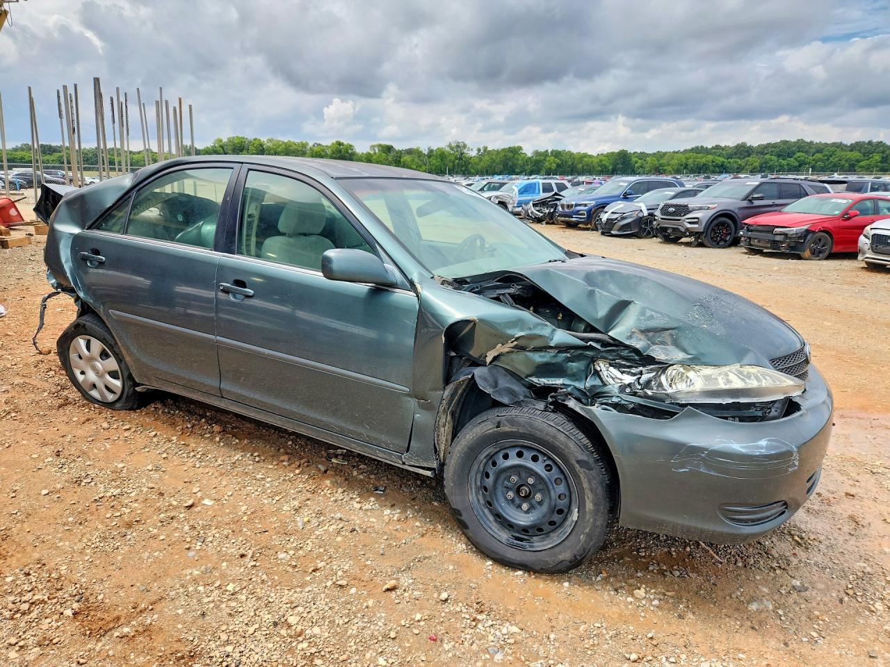 2004 Toyota Camry Le Green vin: 4T1BE32K34U374672