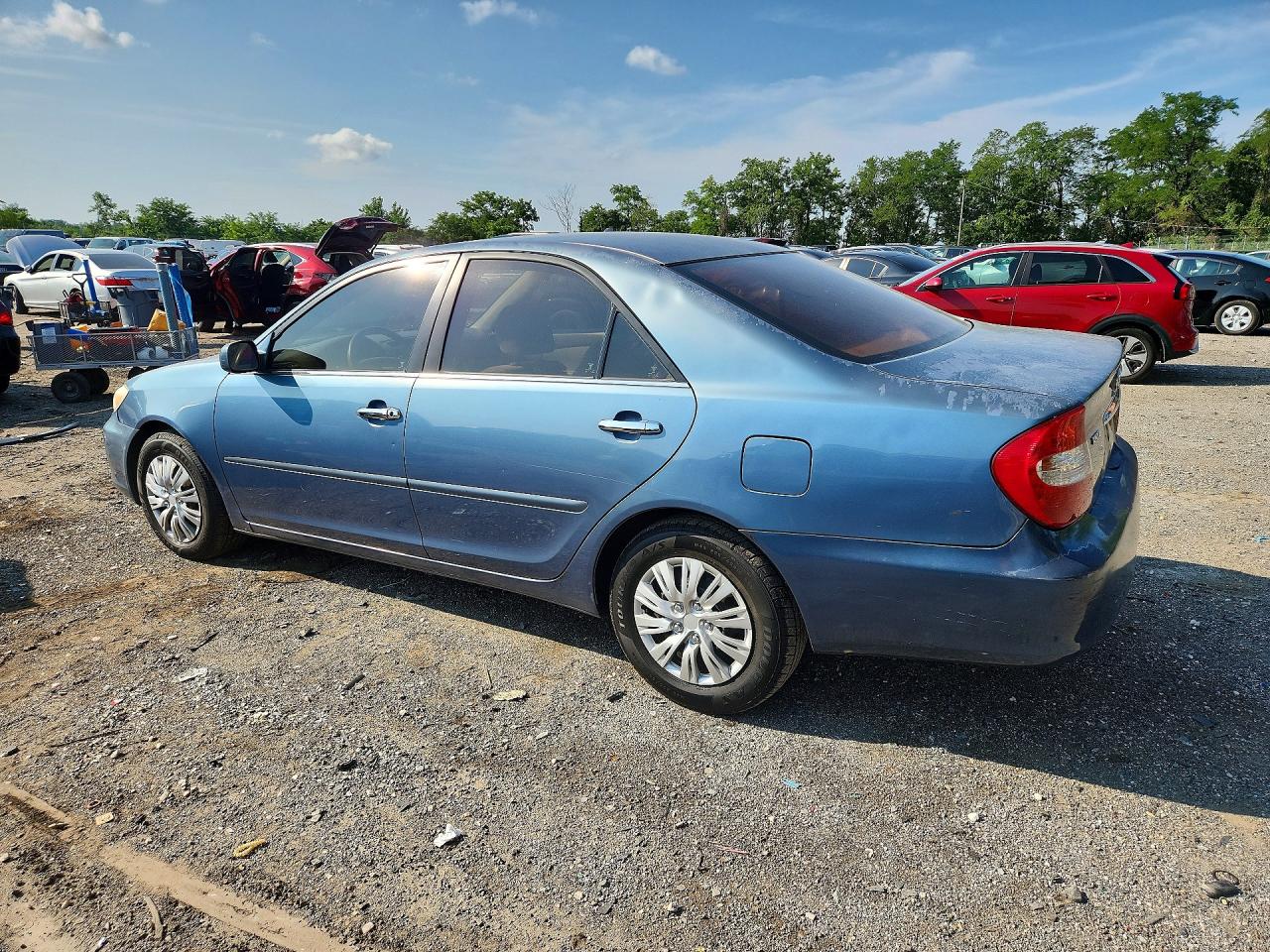 2004 Toyota Camry Le Blue vin: 4T1BE32K34U814891