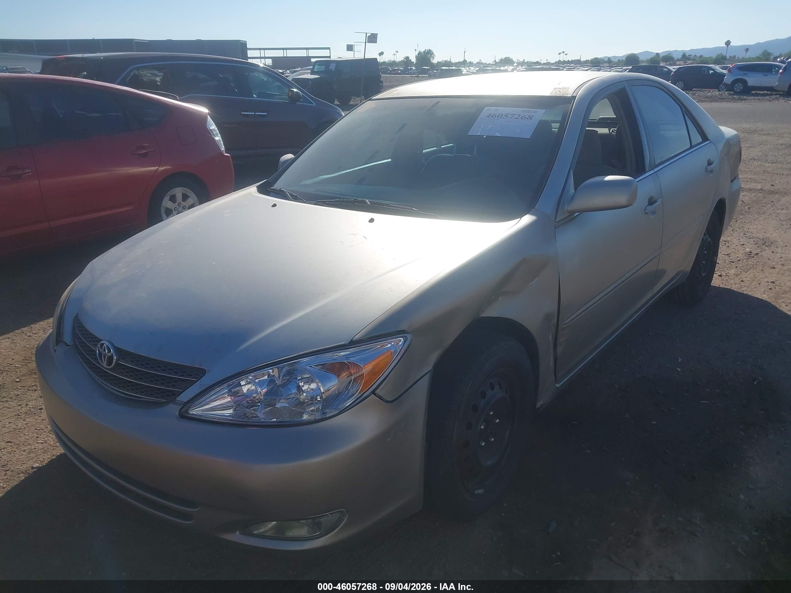 2004 Toyota Camry Xle Tan vin: 4T1BE32K34U850306