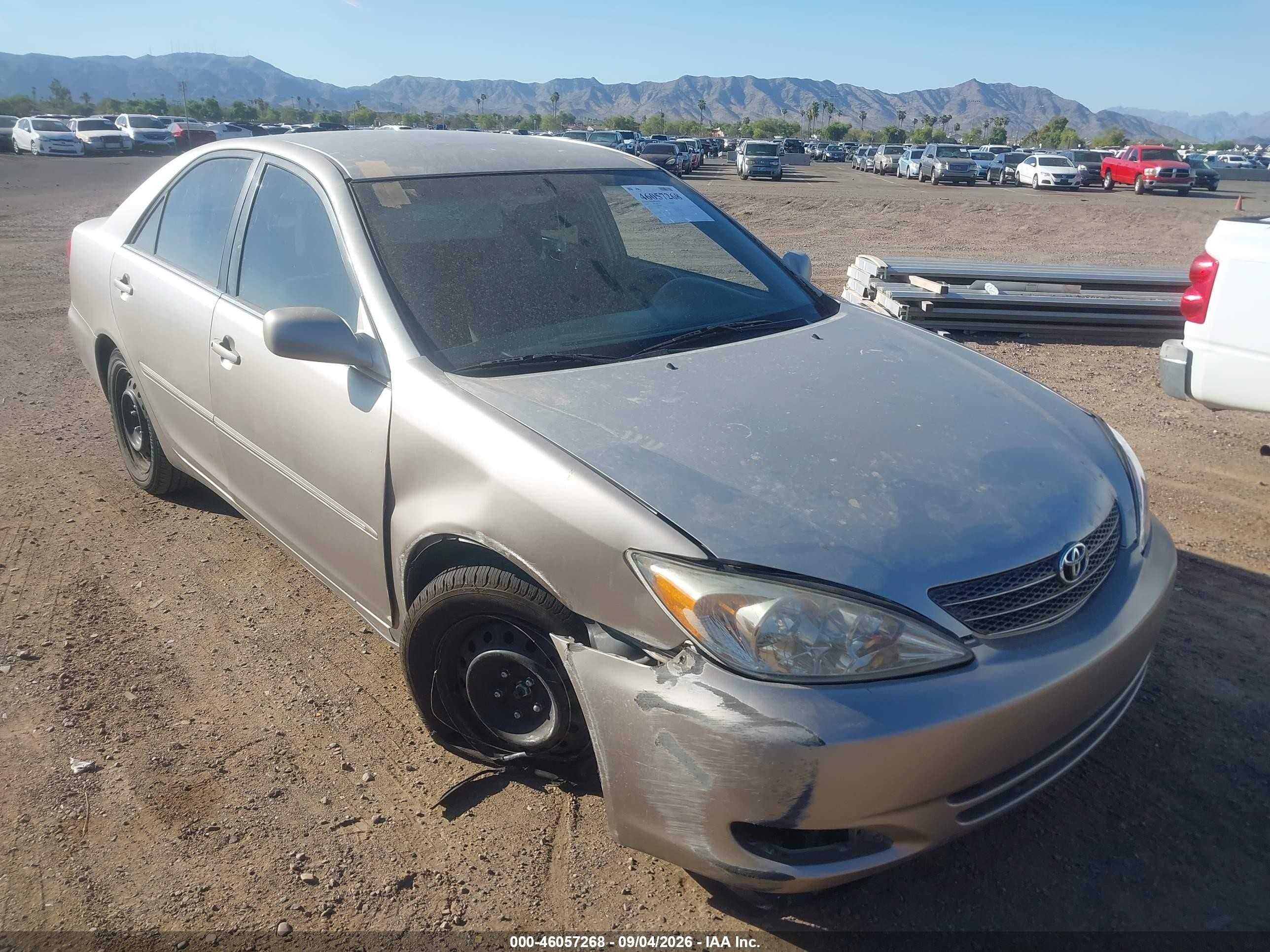 2004 Toyota Camry Xle Tan vin: 4T1BE32K34U850306