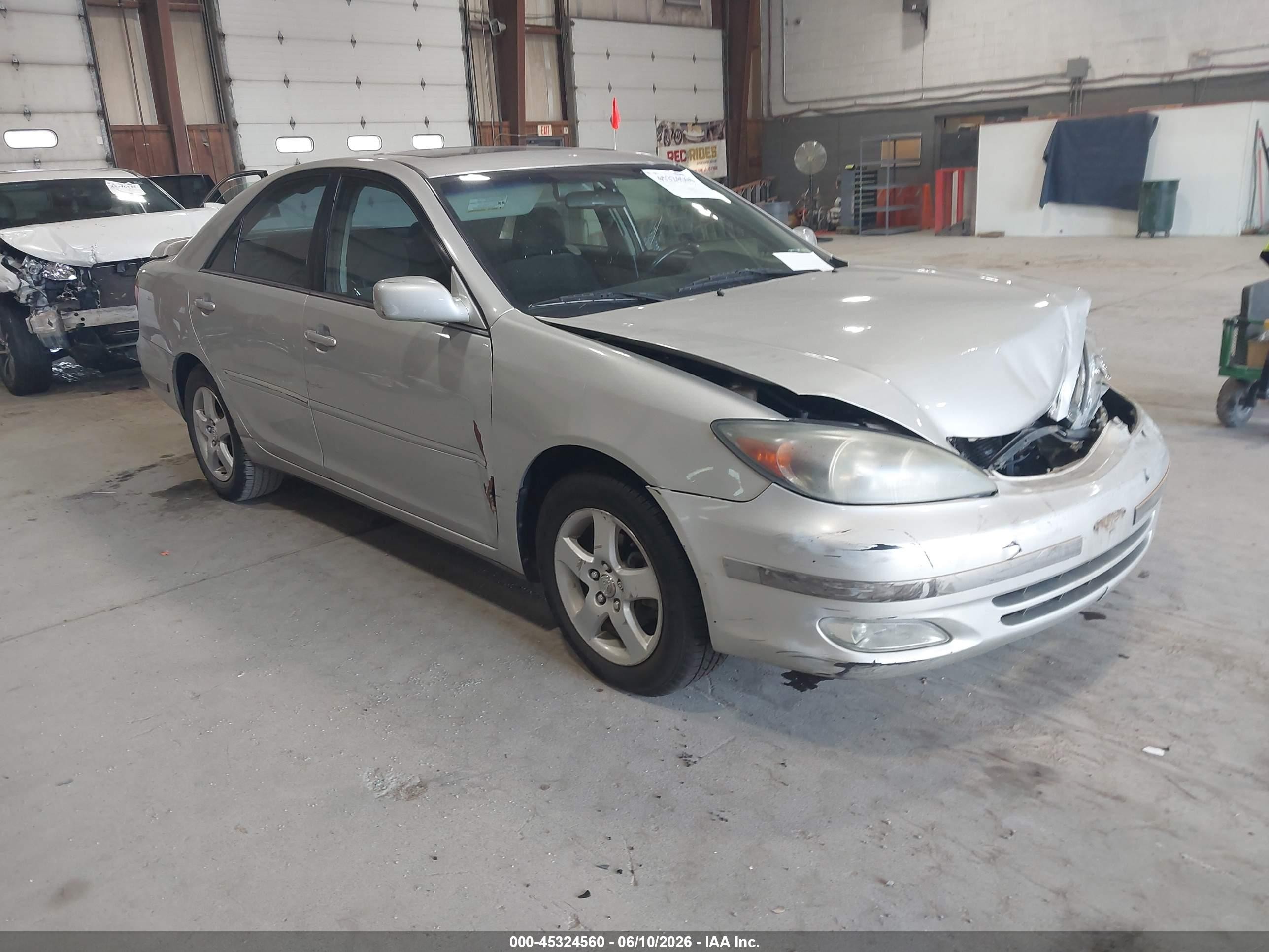 2004 Toyota Camry Se Silver vin: 4T1BE32K34U859166