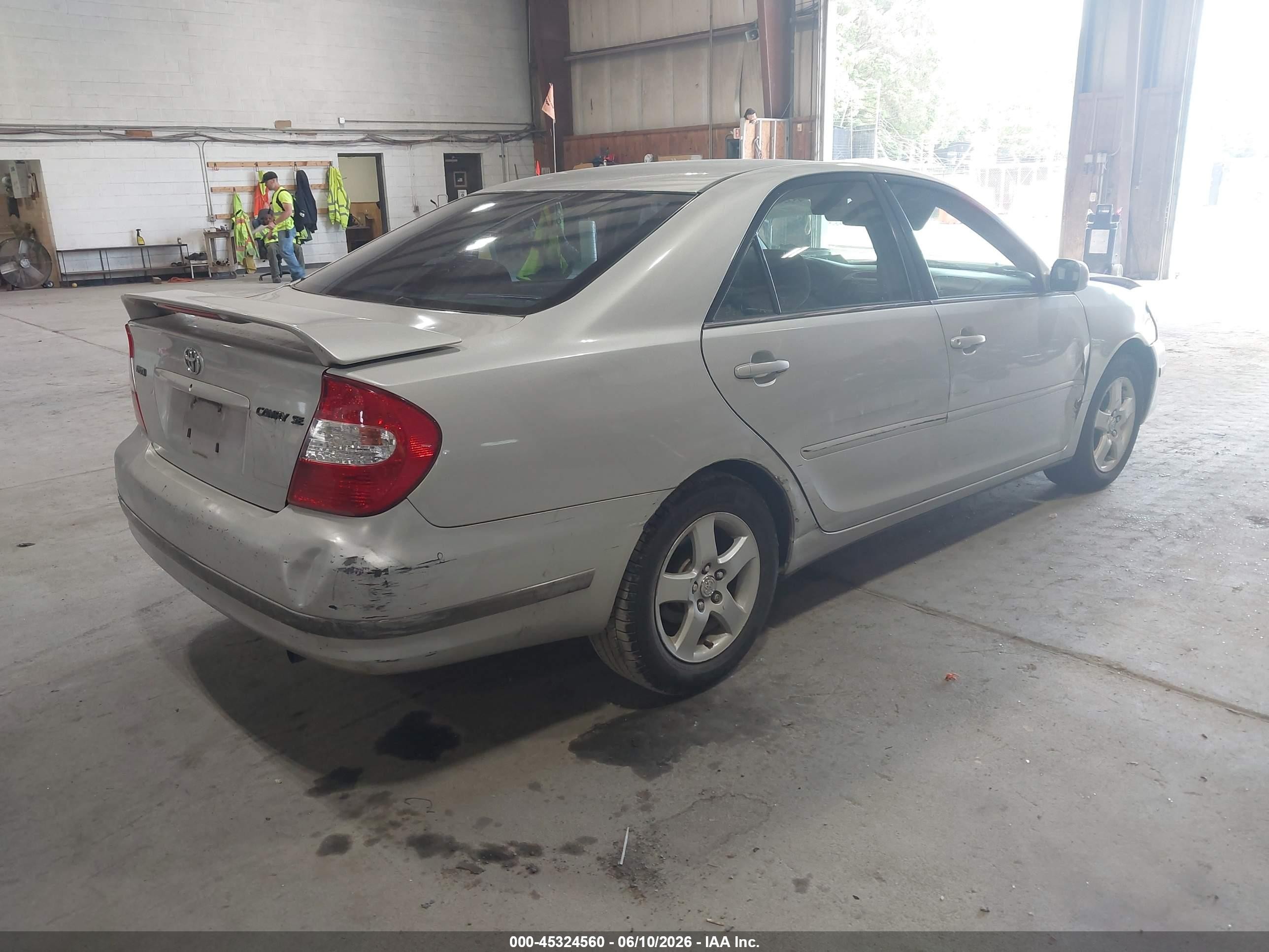 2004 Toyota Camry Se Silver vin: 4T1BE32K34U859166