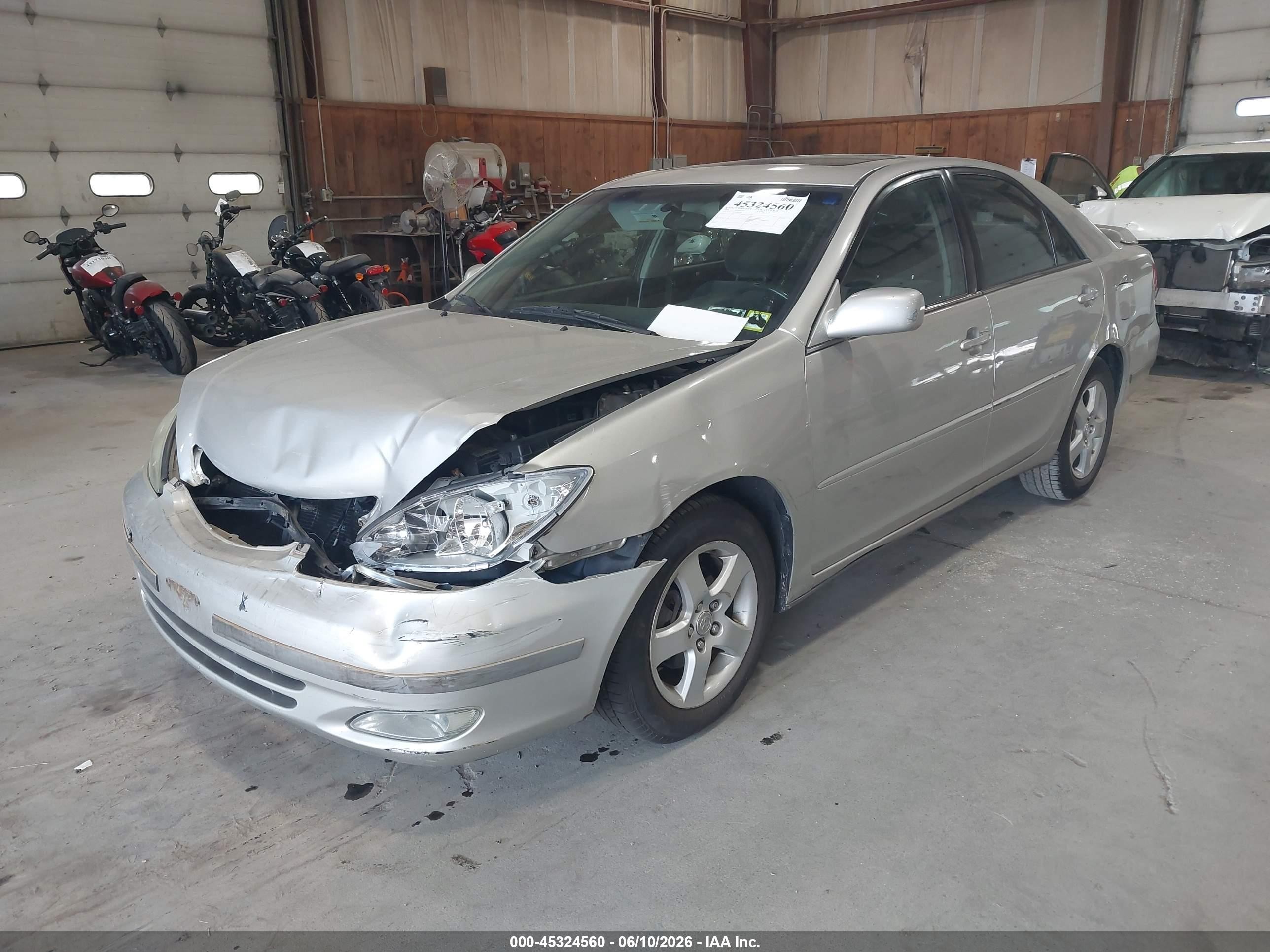 2004 Toyota Camry Se Silver vin: 4T1BE32K34U859166