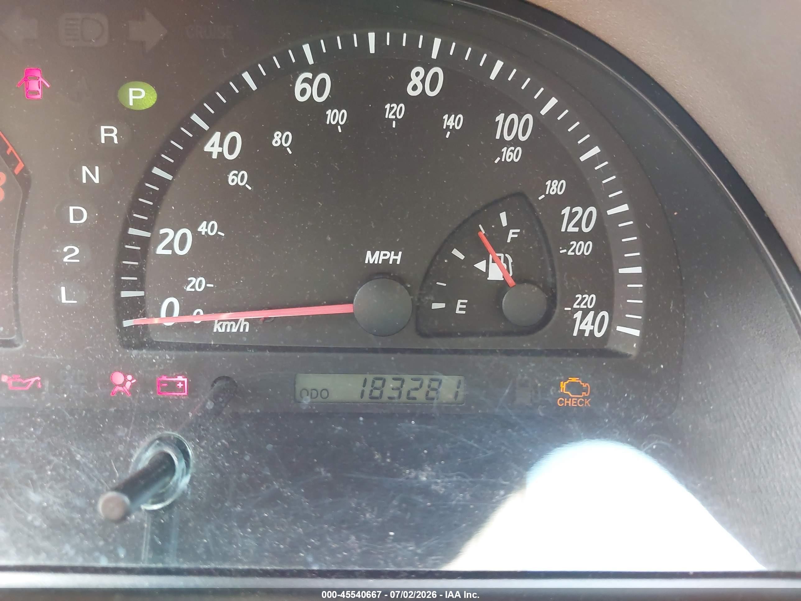 2004 Toyota Camry Le Champagne vin: 4T1BE32K34U895732