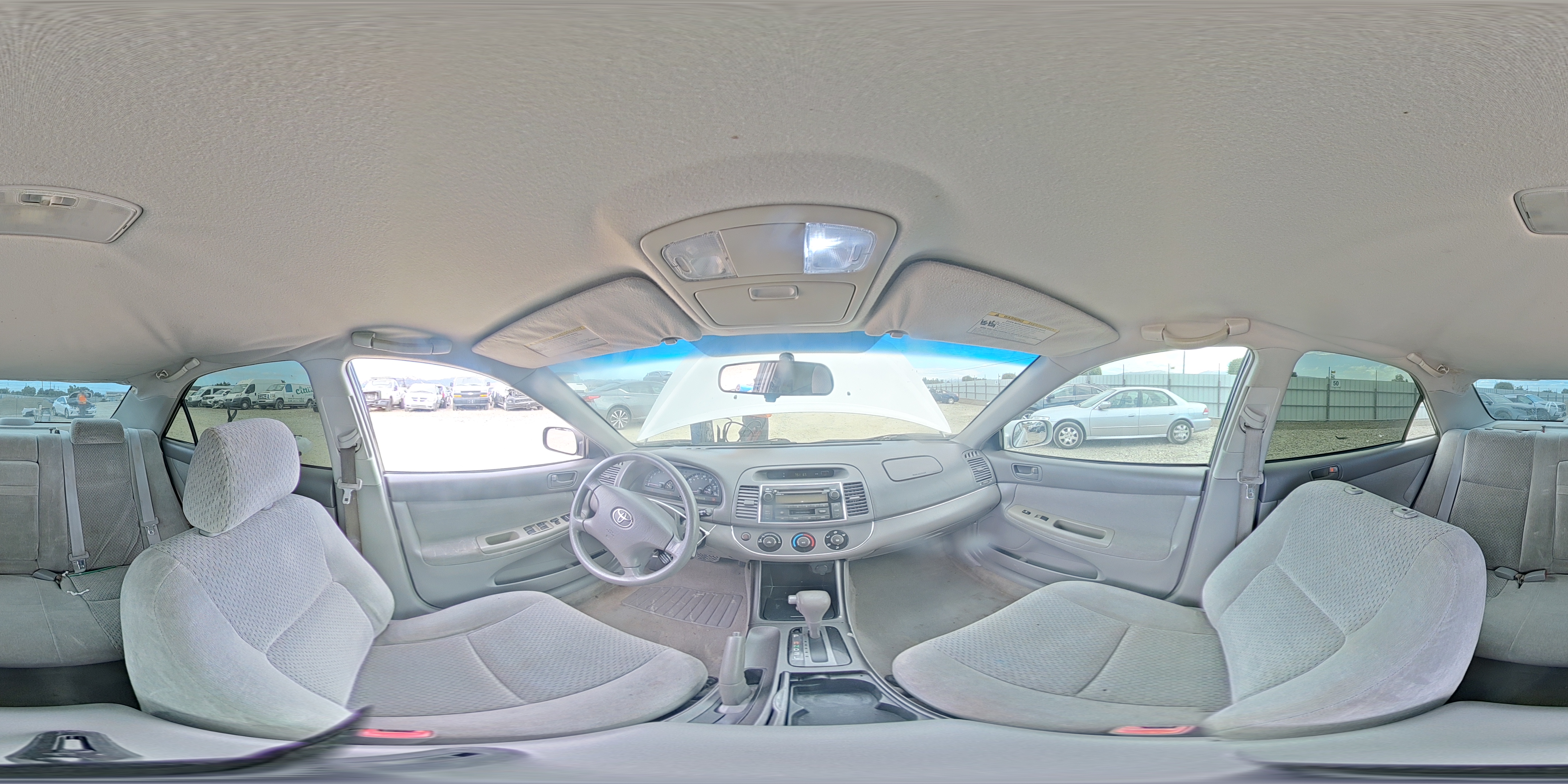 2004 Toyota Camry Le Gray vin: 4T1BE32K34U934061