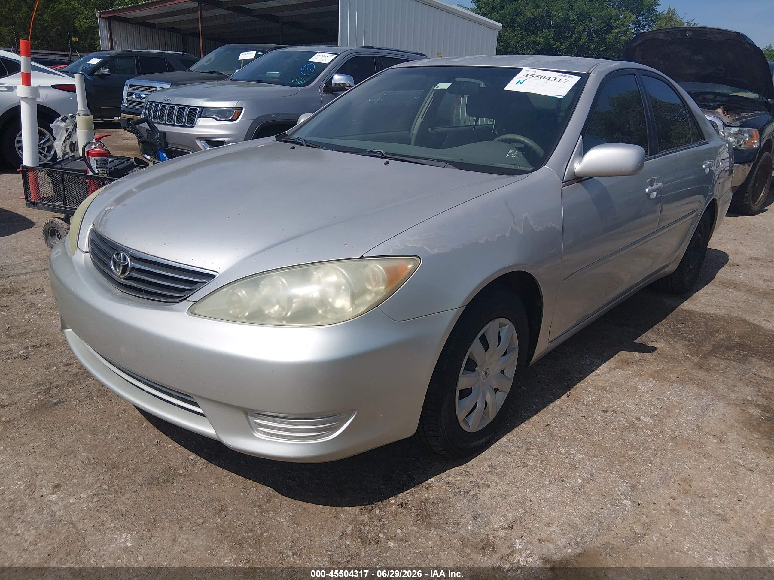 2005 Toyota Camry Std Silver vin: 4T1BE32K35U001634