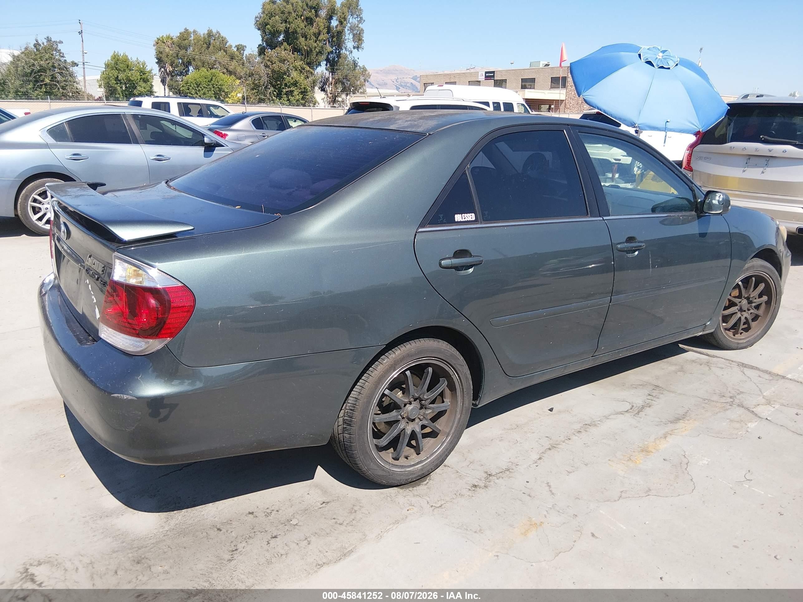 2005 Toyota Camry Se Green vin: 4T1BE32K35U015422