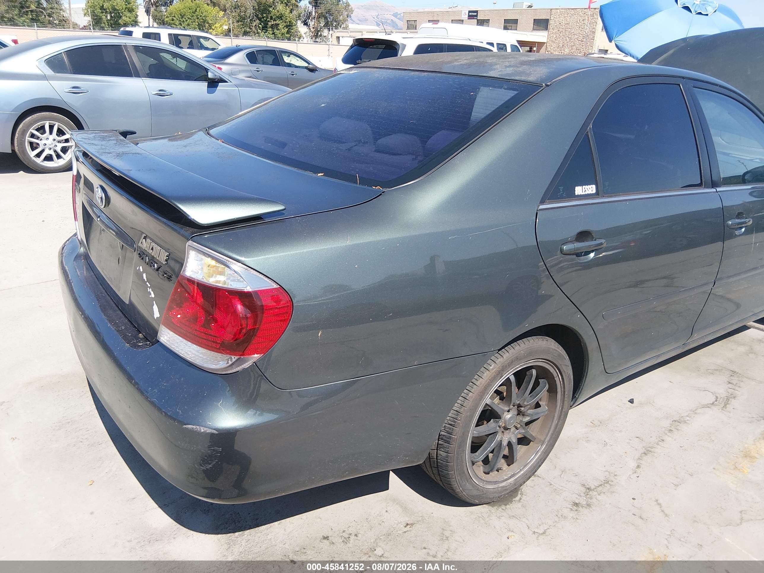2005 Toyota Camry Se Green vin: 4T1BE32K35U015422