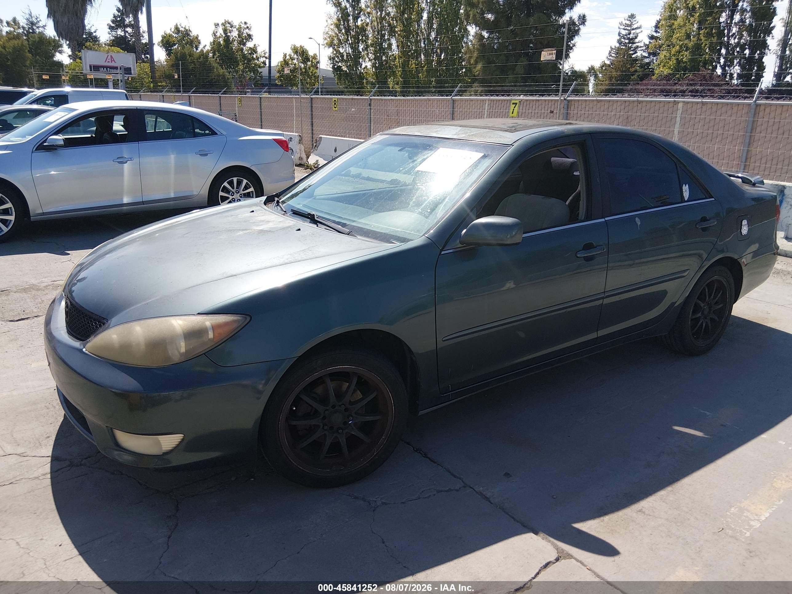 2005 Toyota Camry Se Green vin: 4T1BE32K35U015422