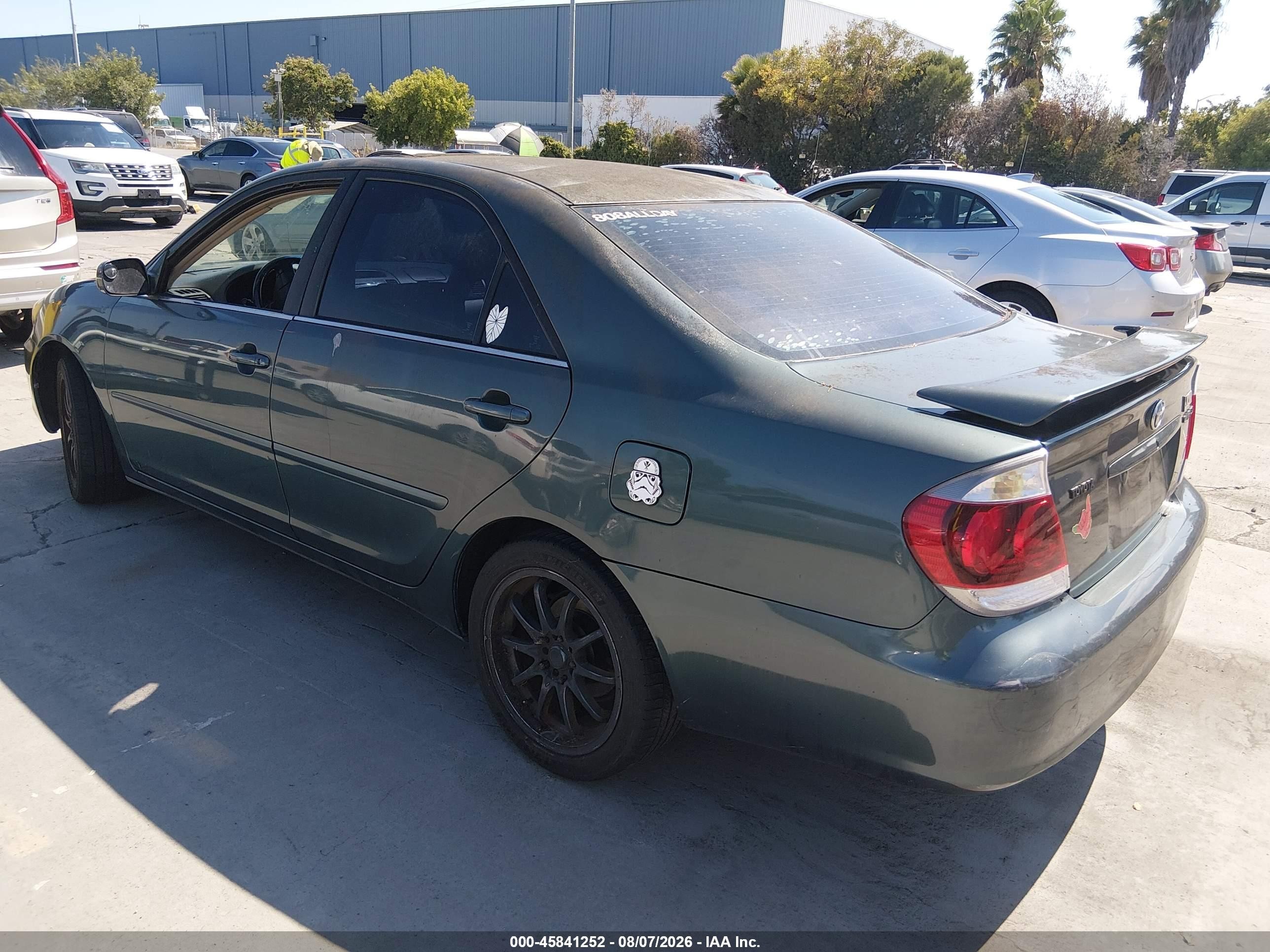 2005 Toyota Camry Se Green vin: 4T1BE32K35U015422