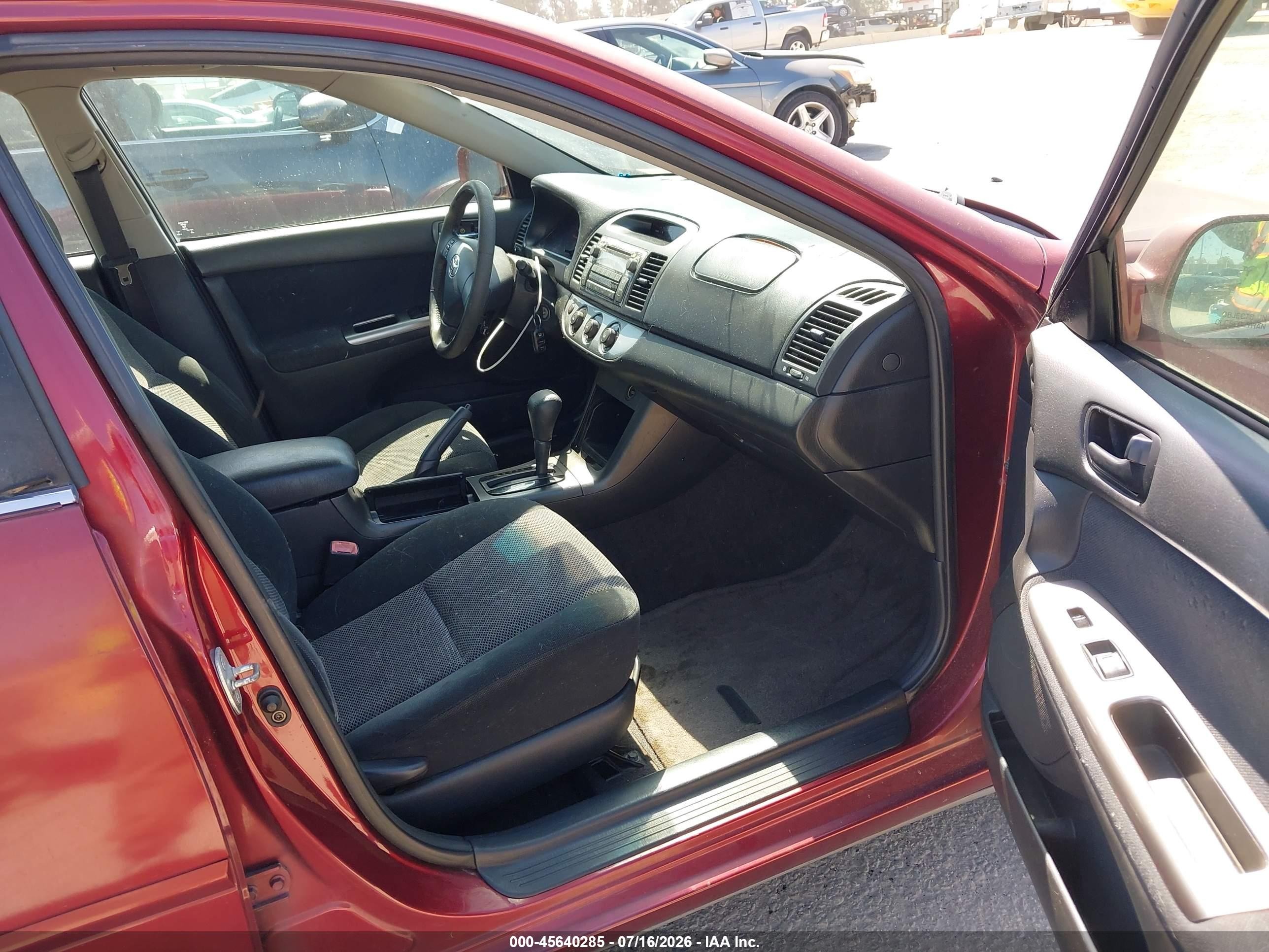 2005 Toyota Camry Se Red vin: 4T1BE32K35U054379