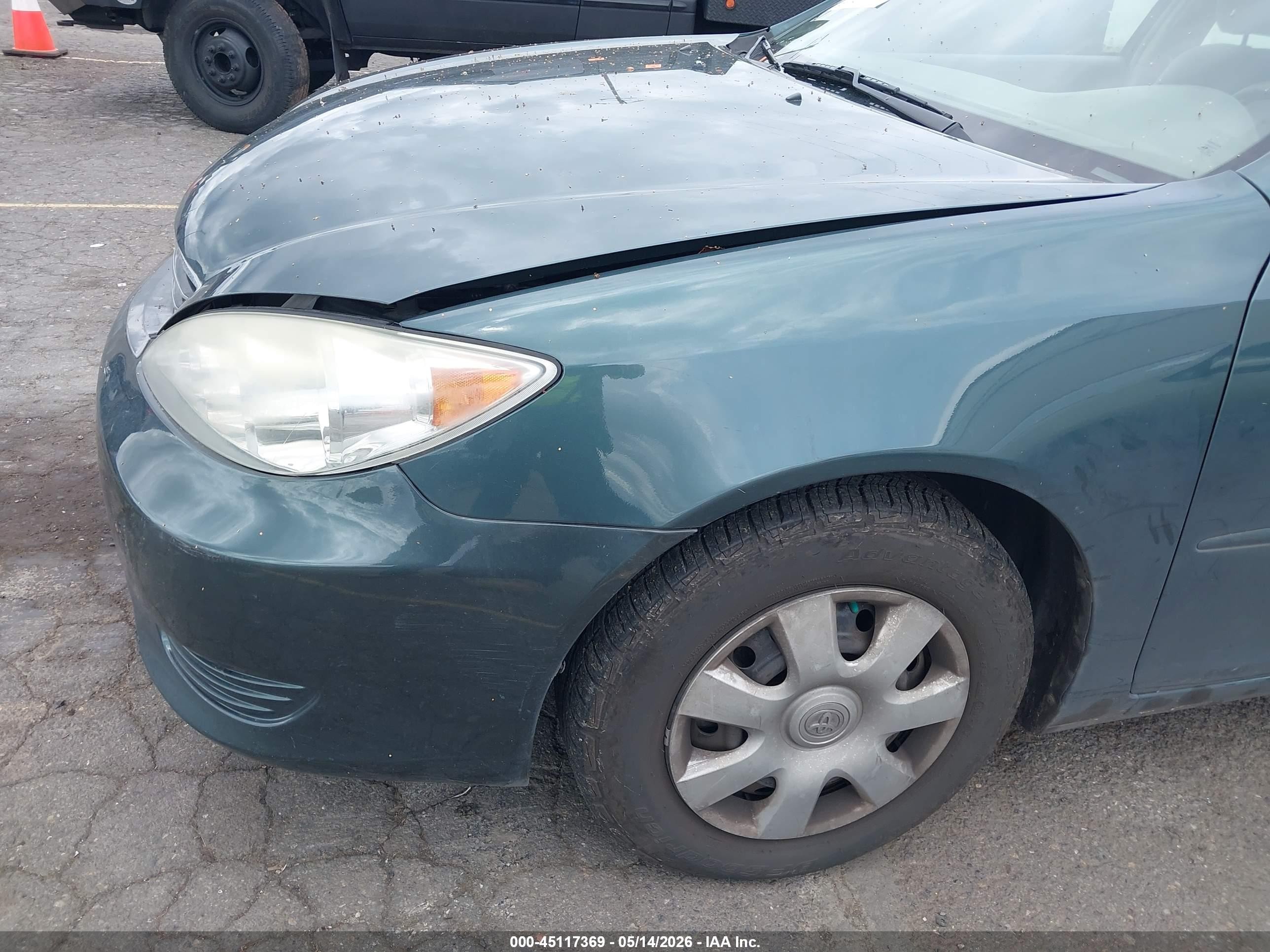 2005 Toyota Camry Le Зеленый vin: 4T1BE32K35U058173